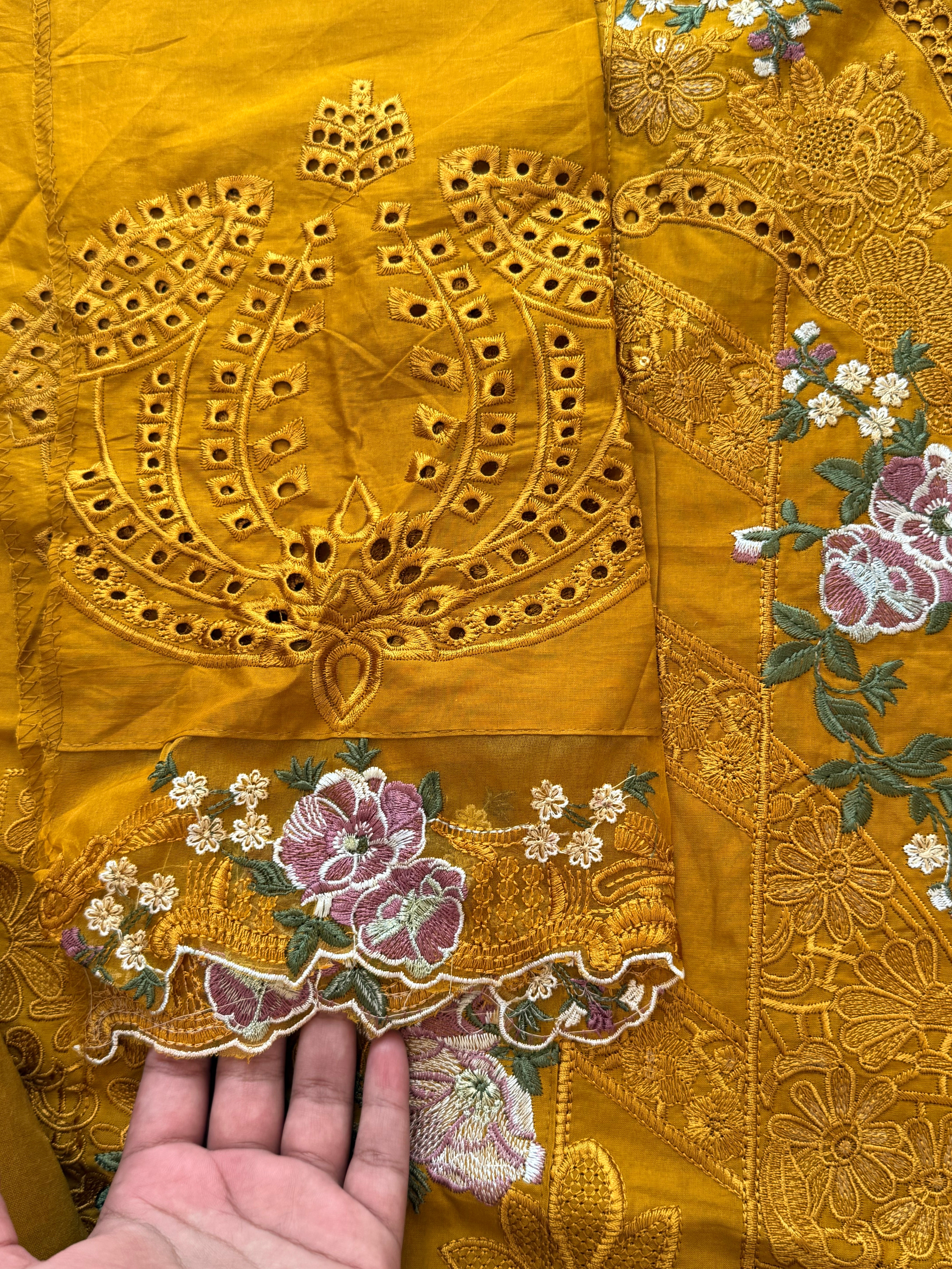 YUMNA COTTON EMBROIDERY SUIT 2 Q