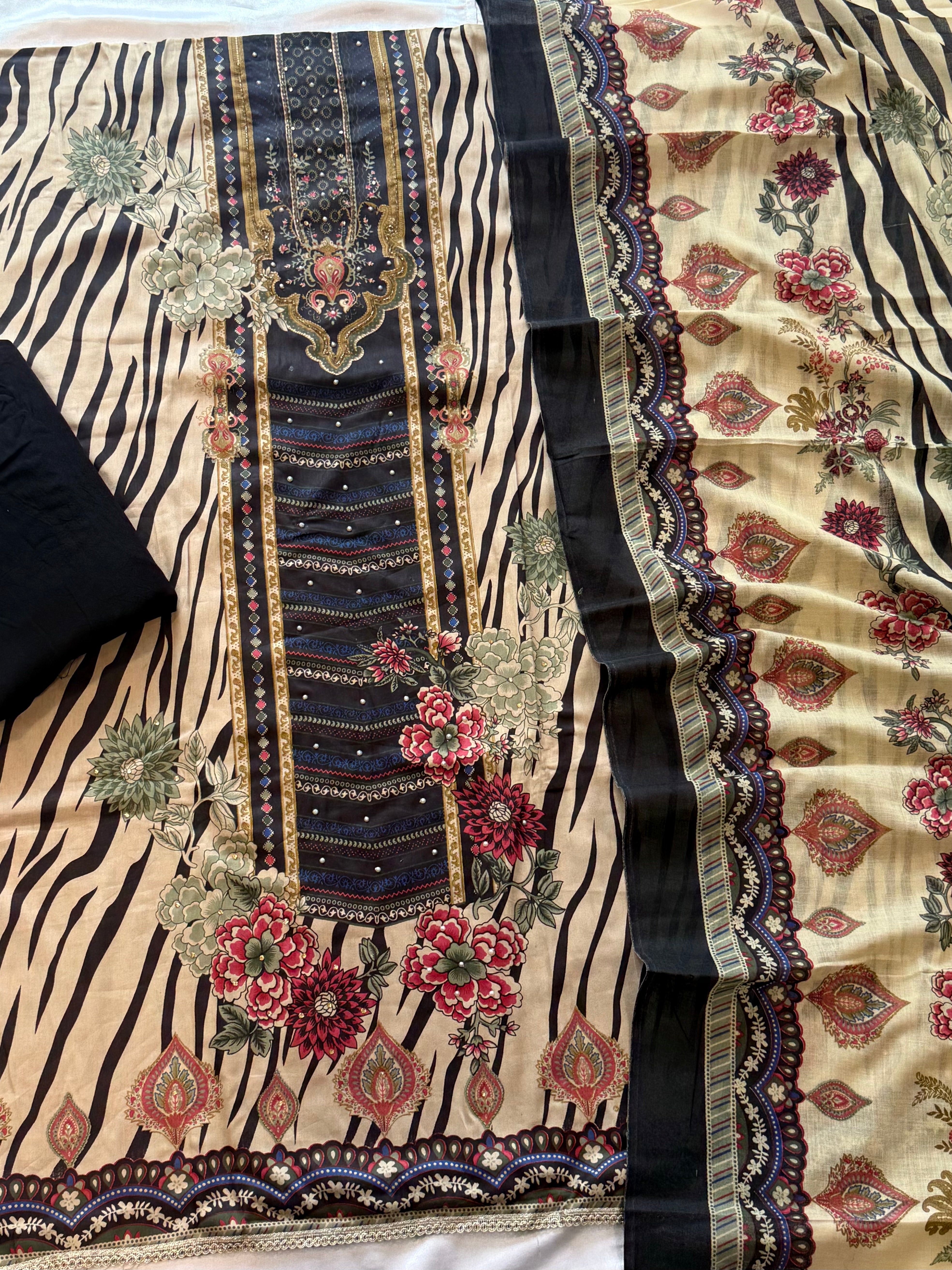 ROZANA PURE COTTON SUIT 50
