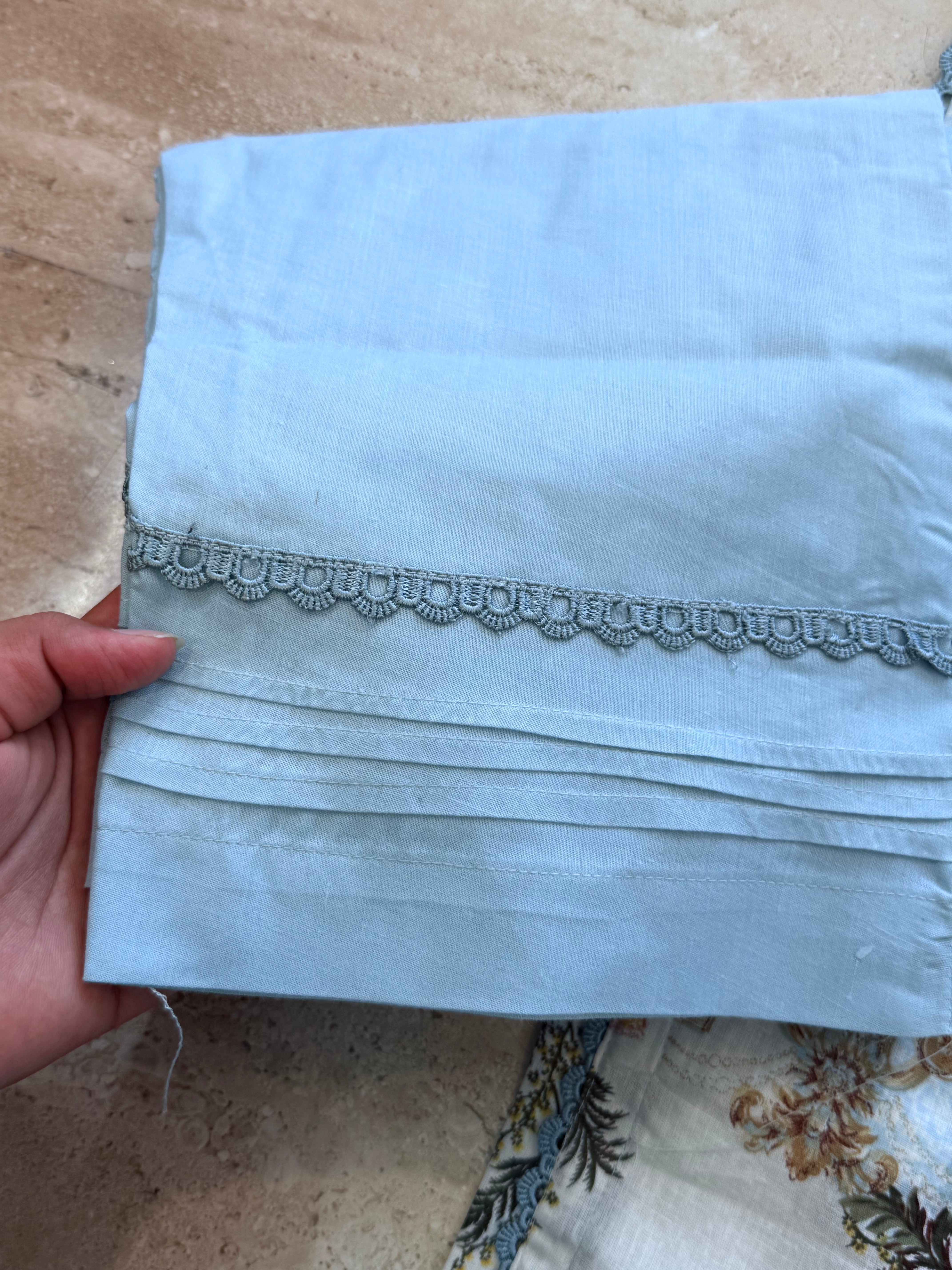SKY BLUE PATCH READYMADE SUIT