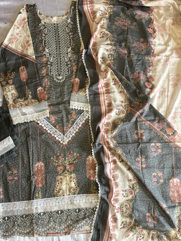 KHYBER LAWN READYMADE EMBROIDERED SUIT 3