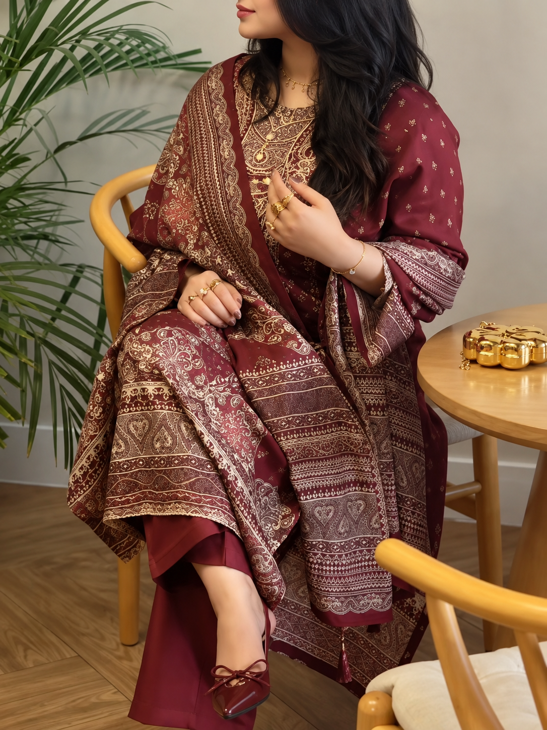 HARSHA MUSLIN READYMADE SUIT 10