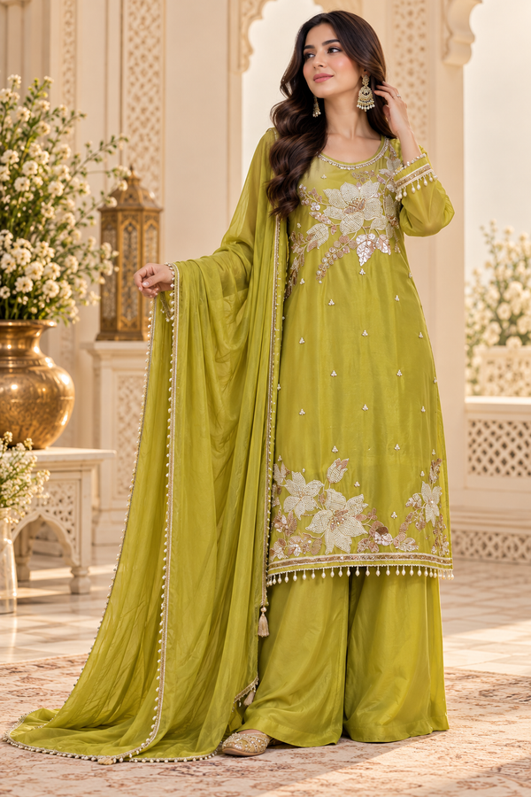 PARO SHIFFON READYMADE SUIT