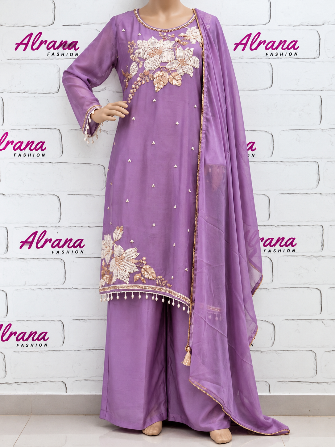 PARO SHIFFON READYMADE SUIT