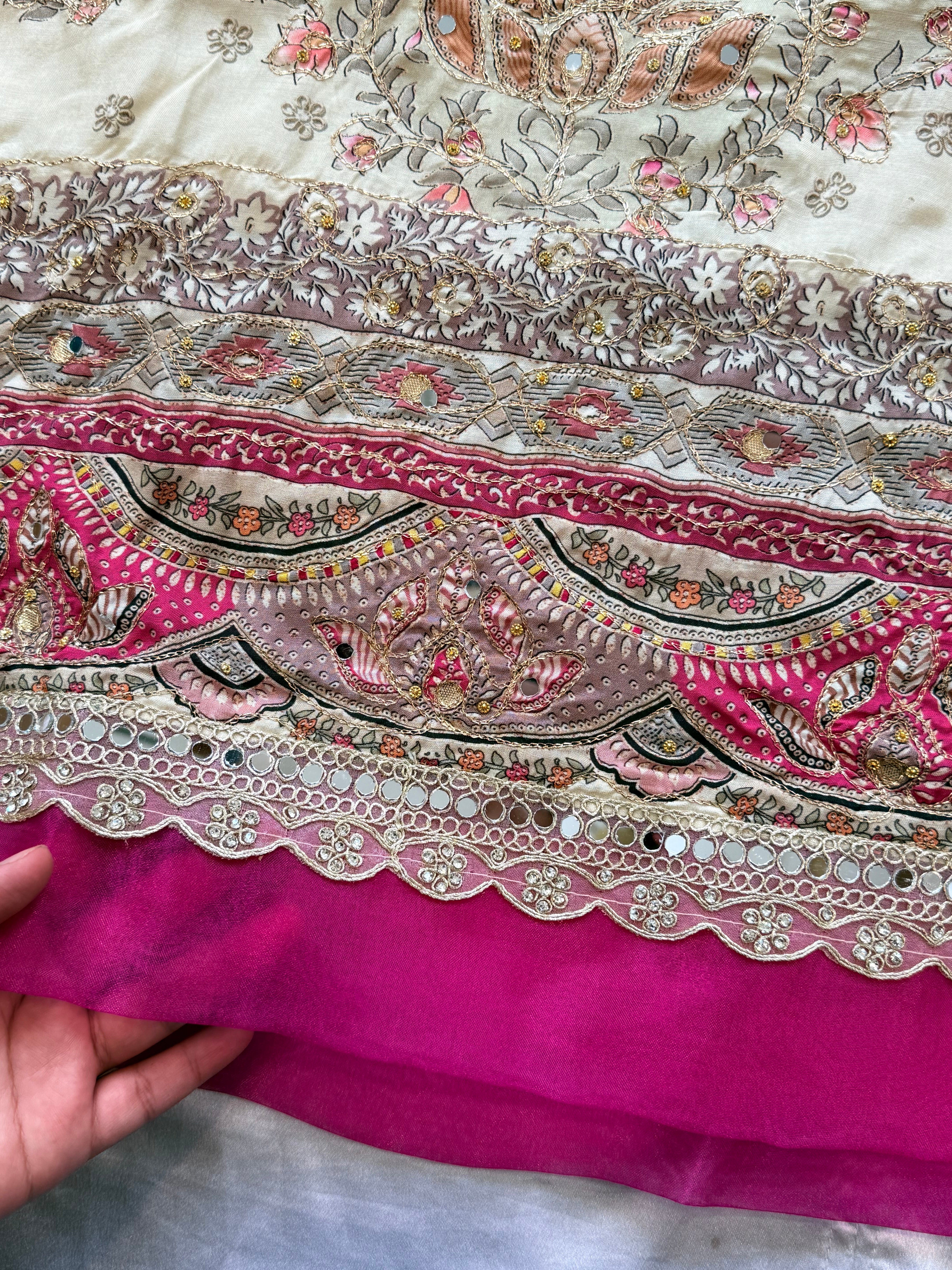 RAHI MUSLIN READYMADE SUIT 7