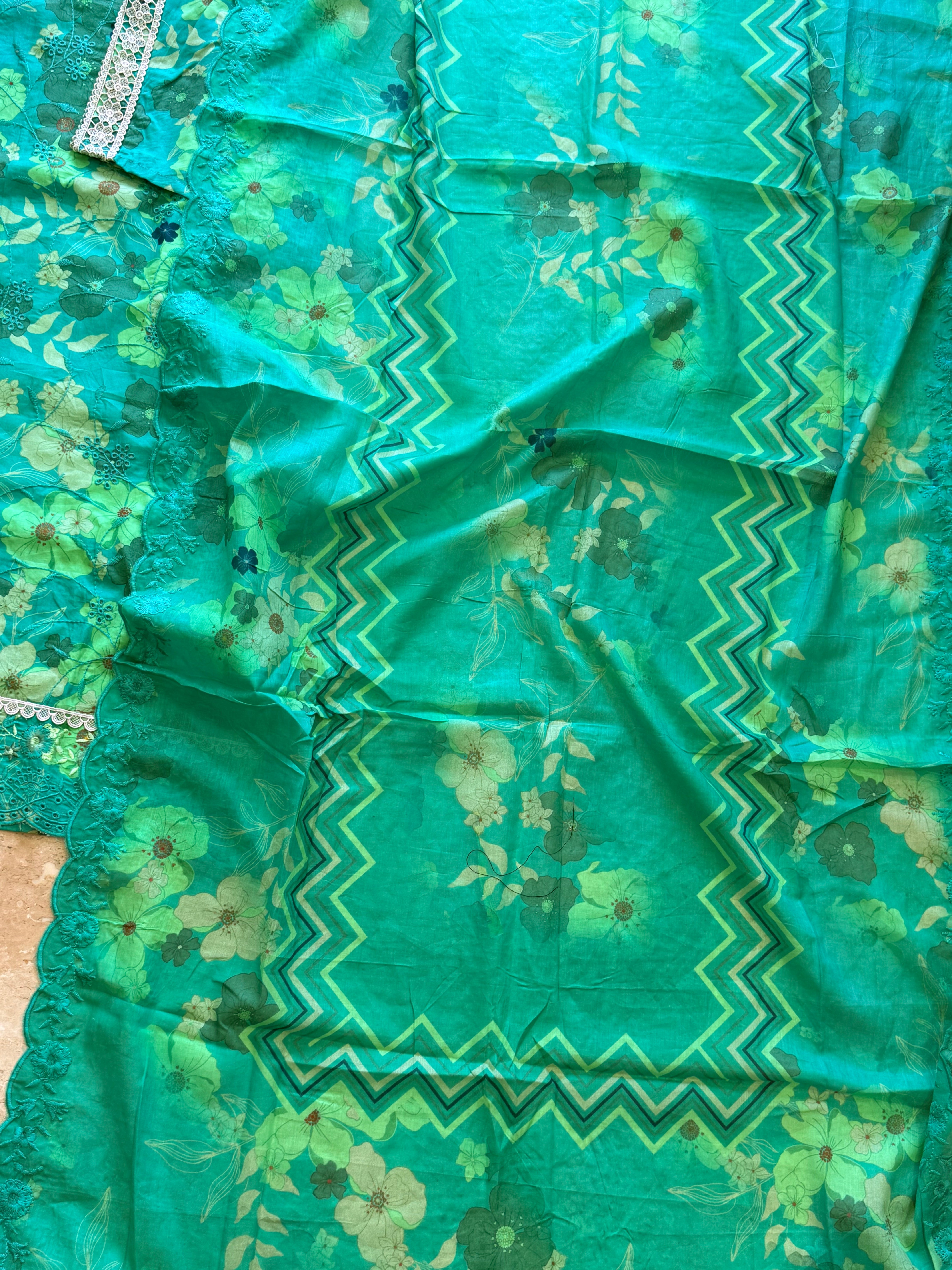 IZNIK COTTON READYMADE SUIT 3