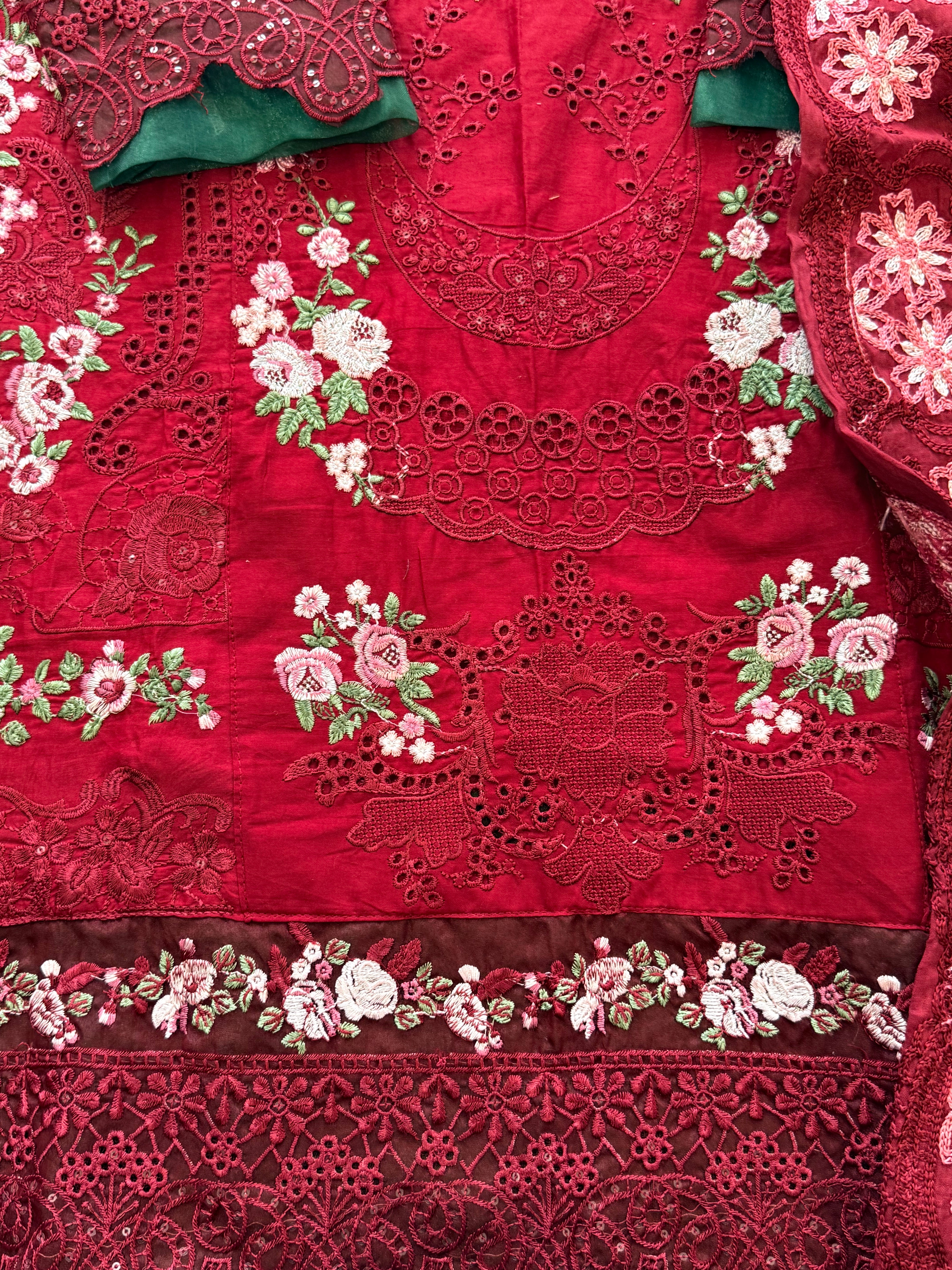 YUMNA MAROON READYMADE SUIT