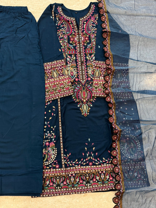IMROZA RAYON EMBROIDERY SUIT 2 QD