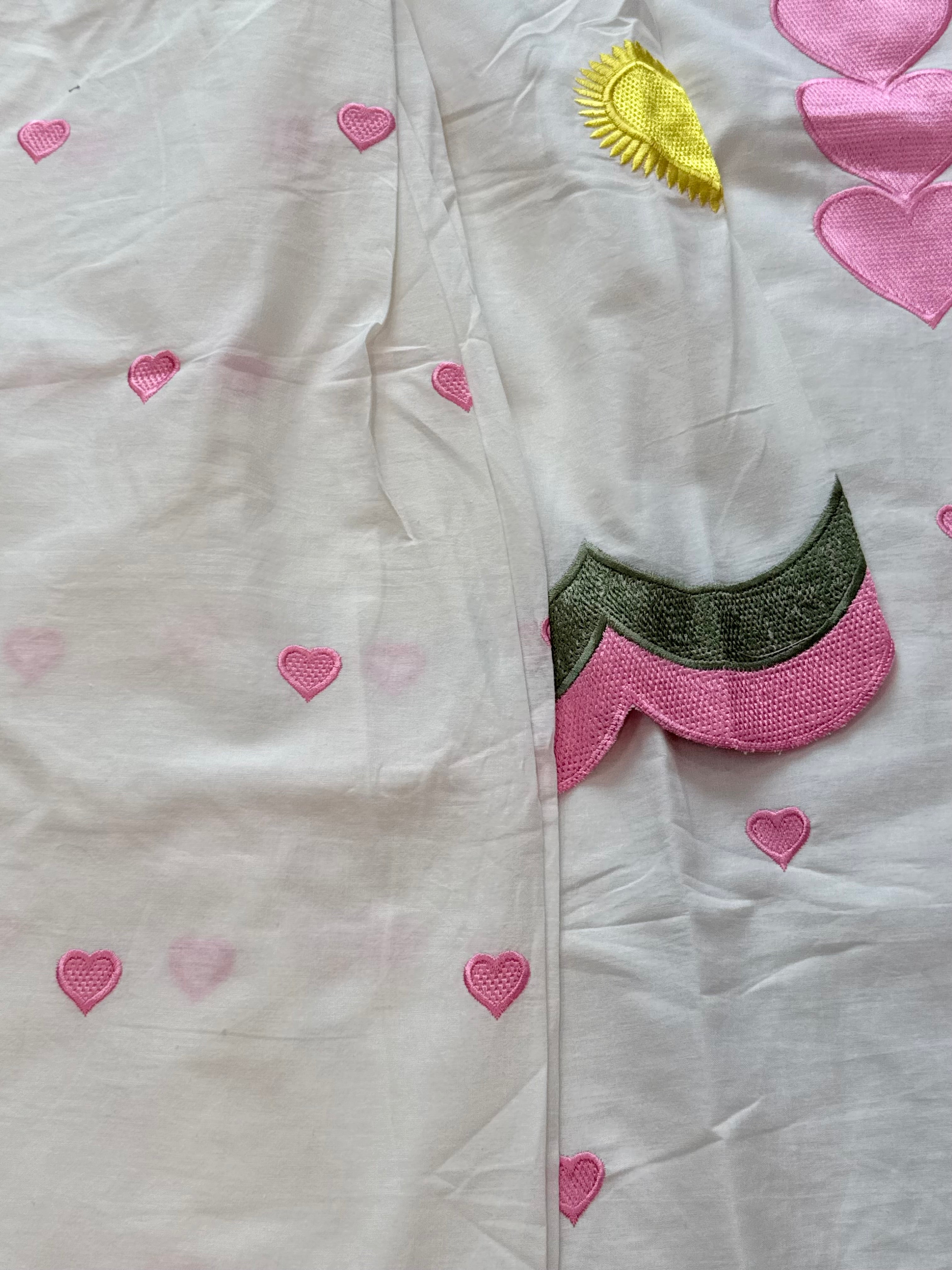 SWEETHEART LAWN EMBROIDERY SUIT