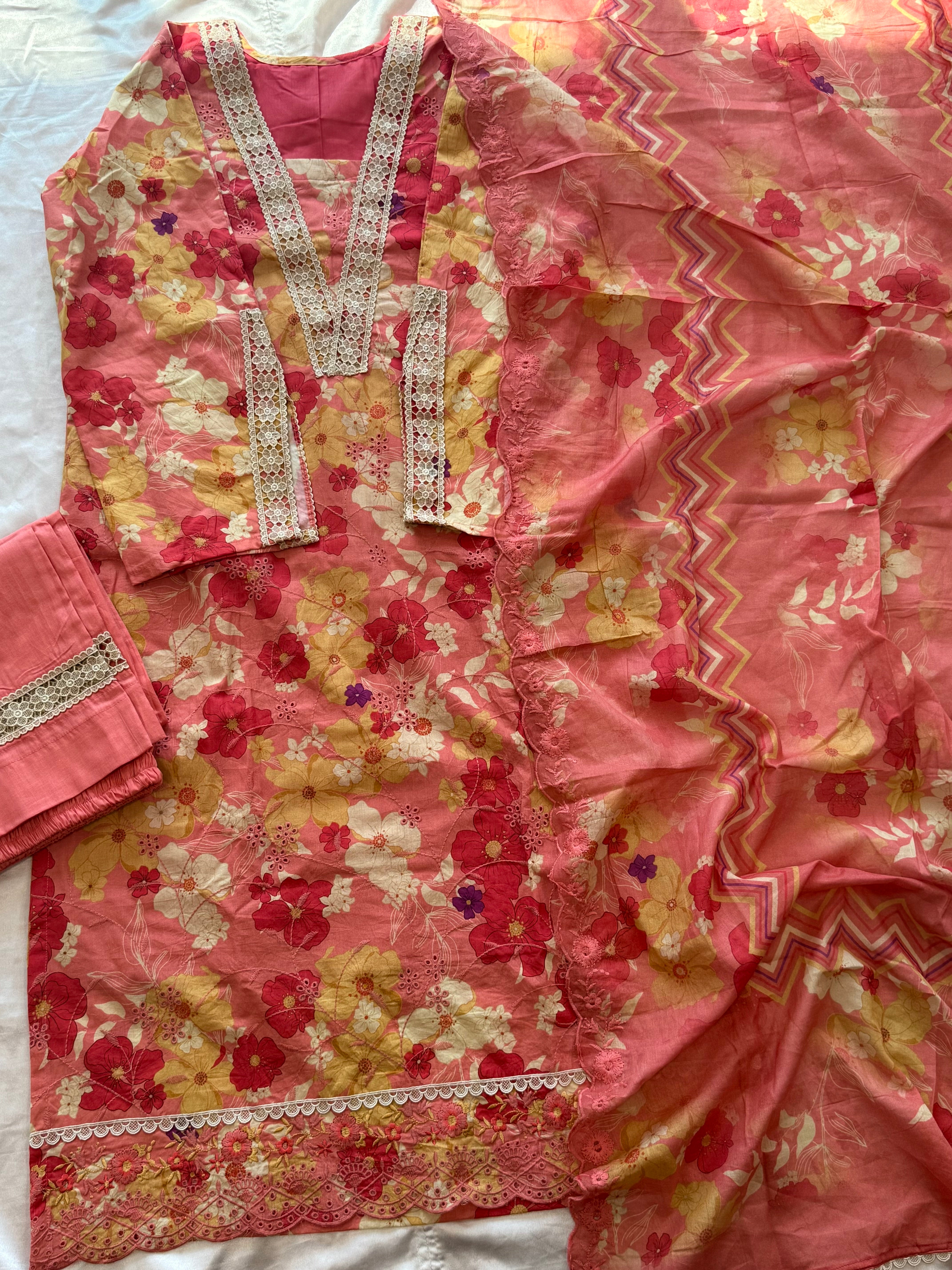 IZNIK COTTON READYMADE SUIT 1