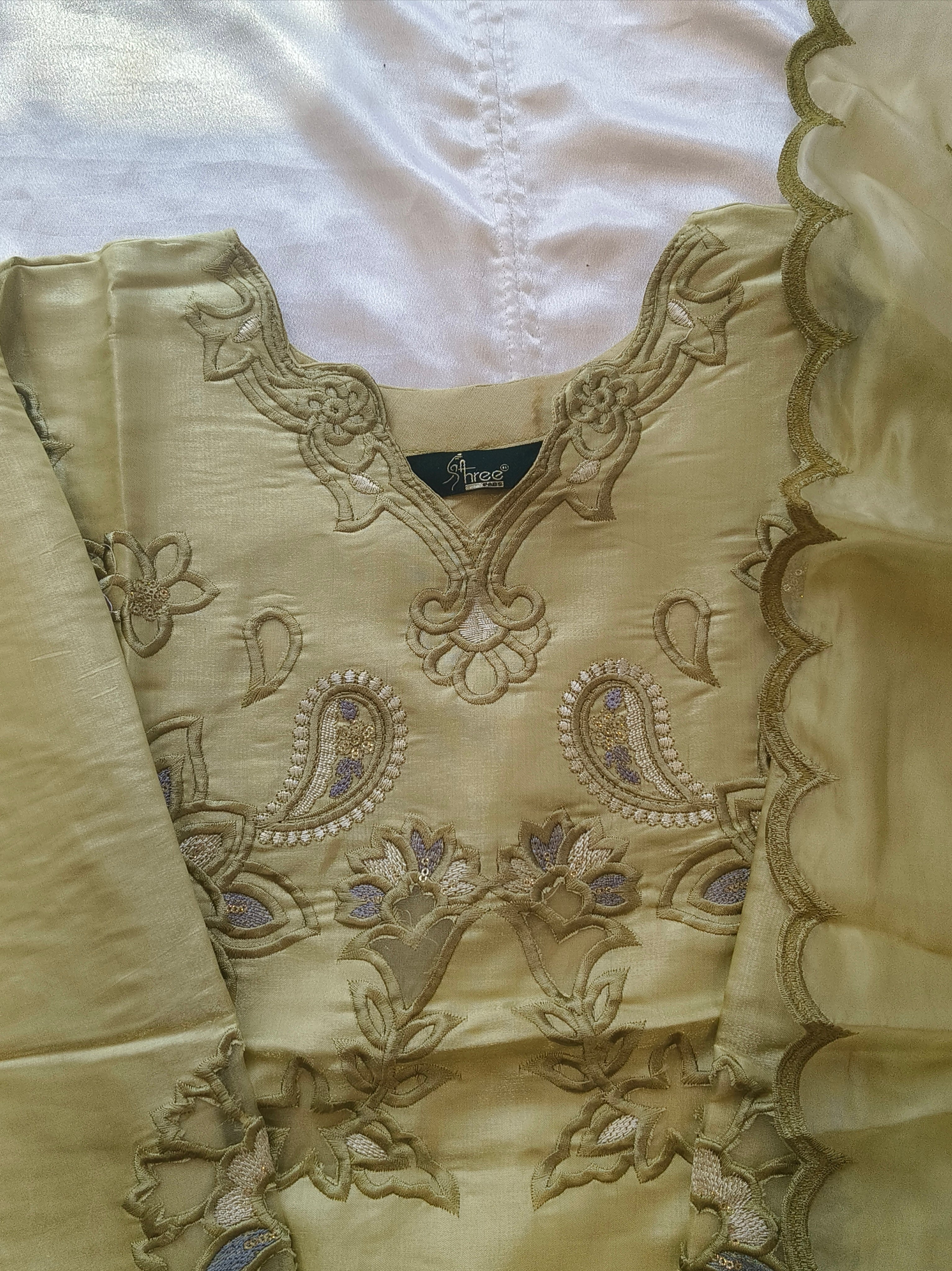 SATIN FARSHI SHALWAR SUIT 4 Q