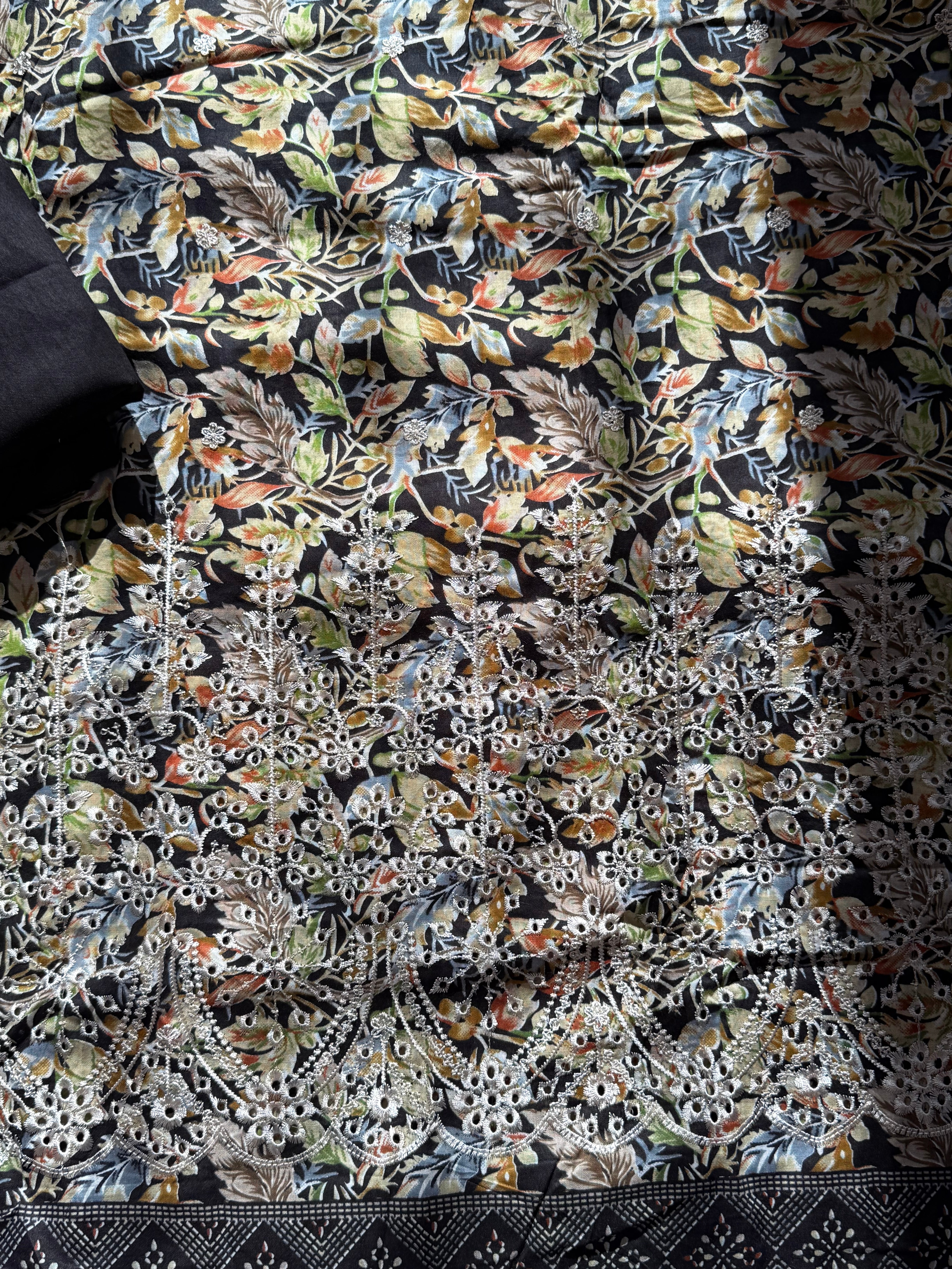 FIZA BLACK CHIKANKARI EMBROIDERY SUIT 4 Q