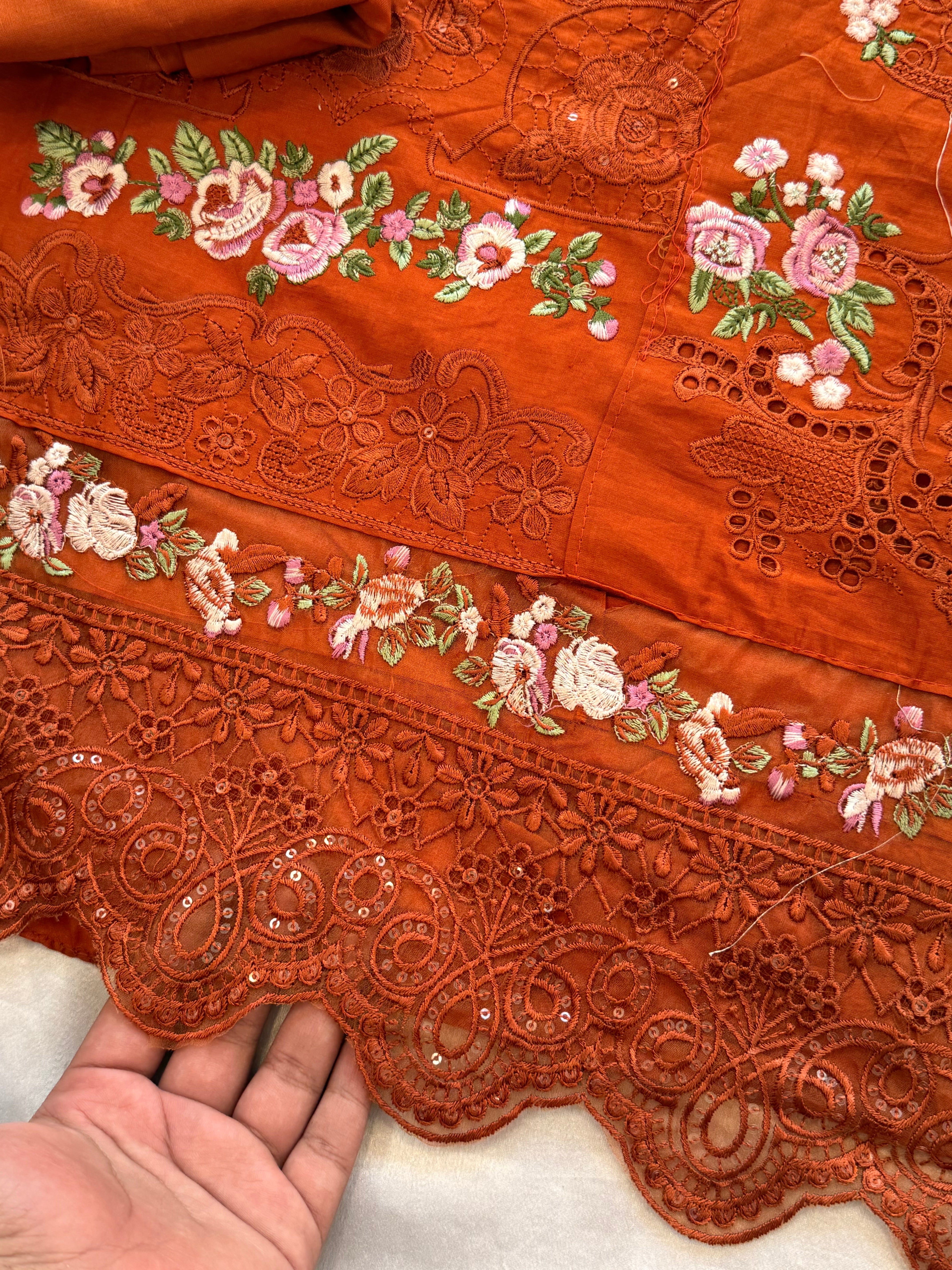 YUMNA COTTON EMBROIDERY SUIT 2 Q