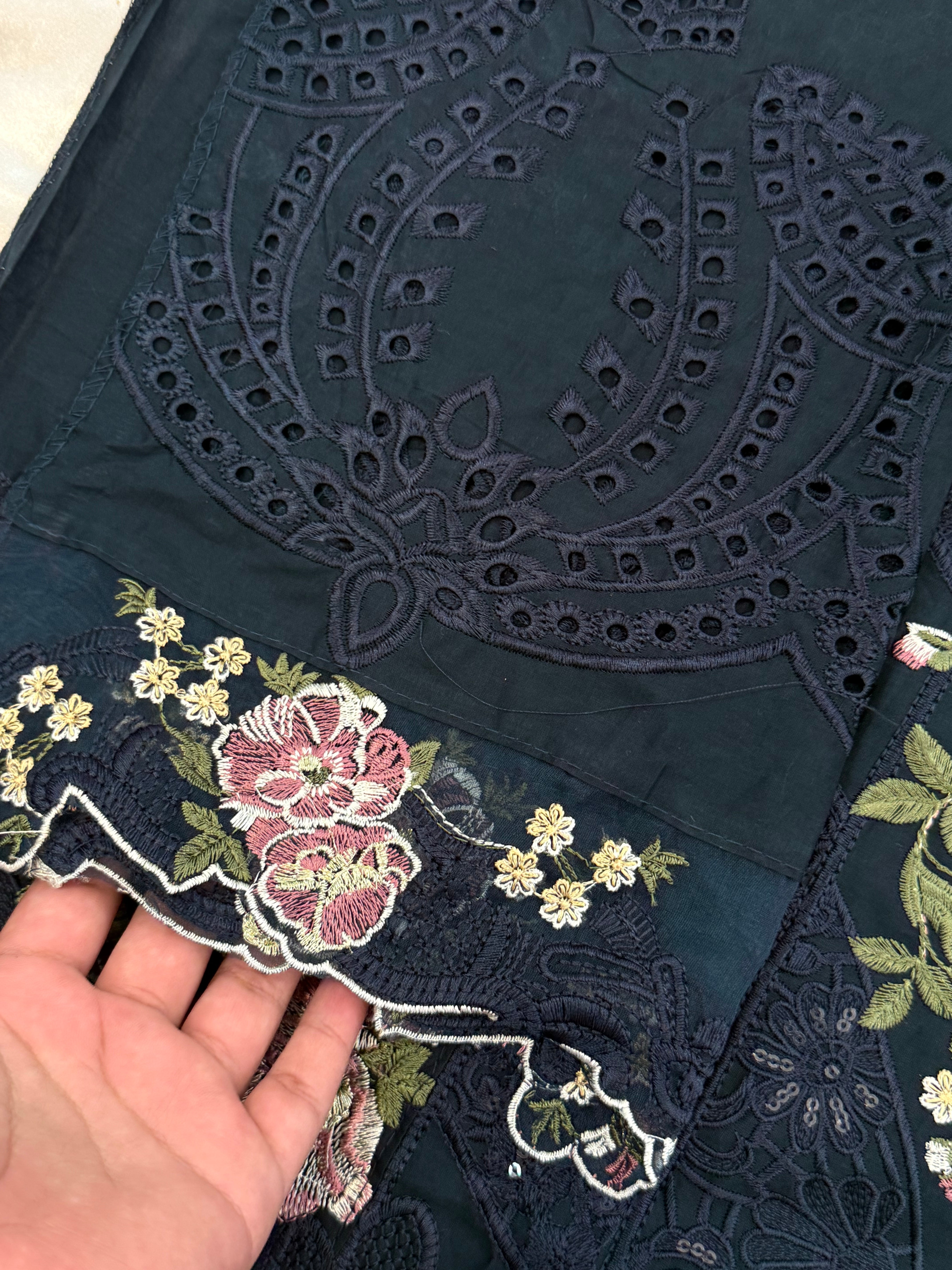 YUMNA COTTON EMBROIDERY SUIT 2 Q