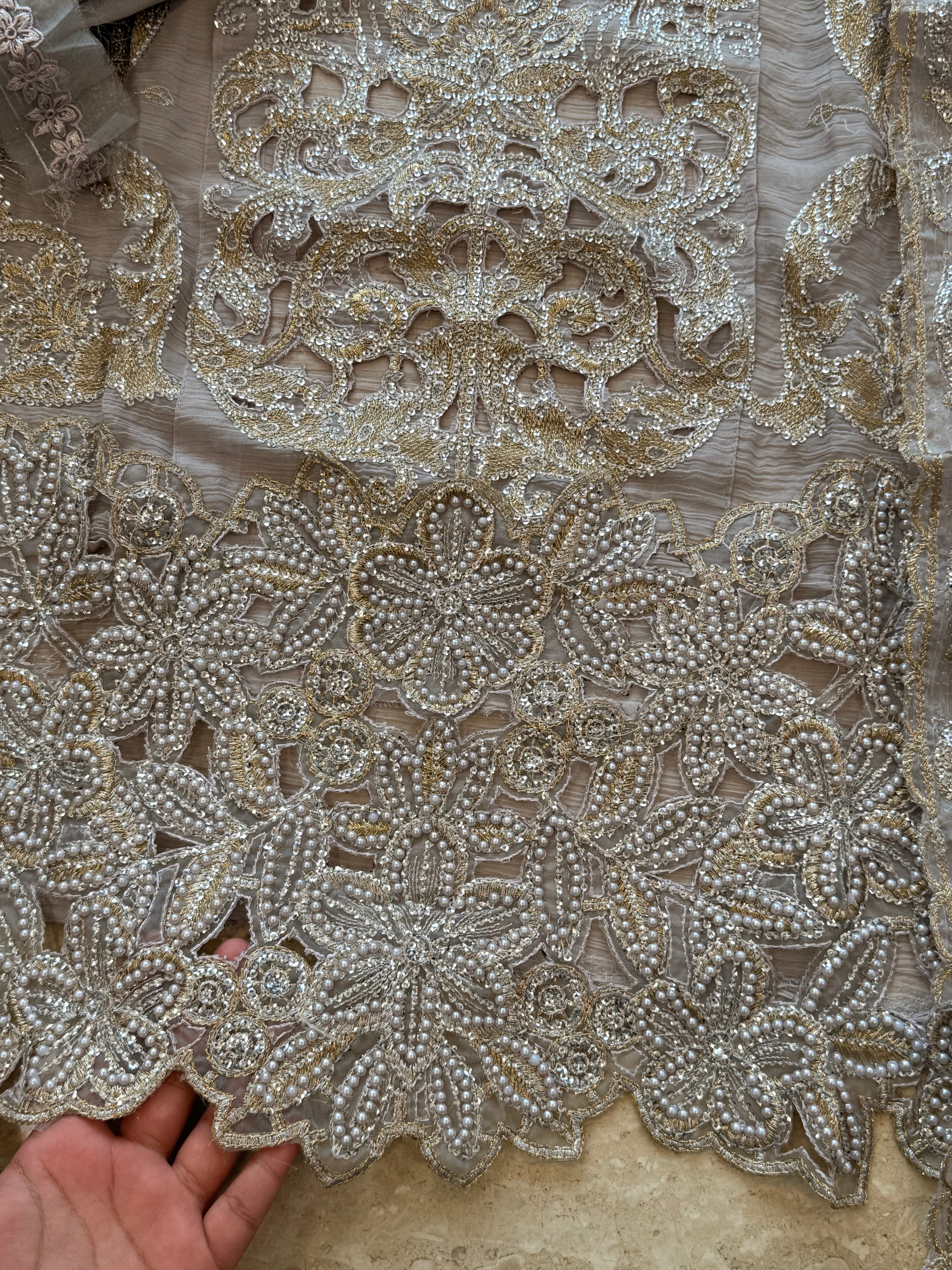 CHIFFON EMBROIDERY SUIT 1 Q