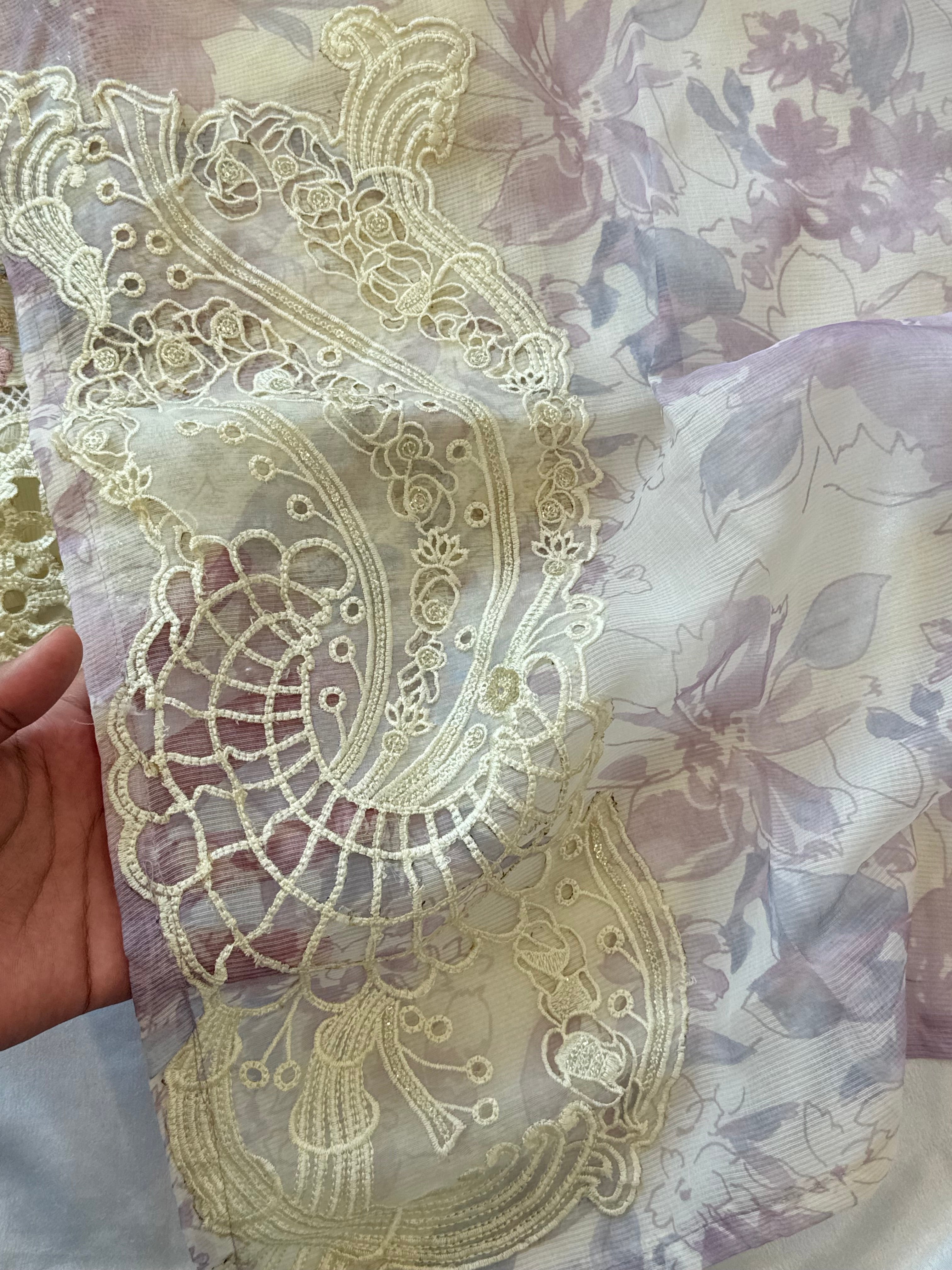 RUHI ORGANZA READYMADE SUIT 5 Q