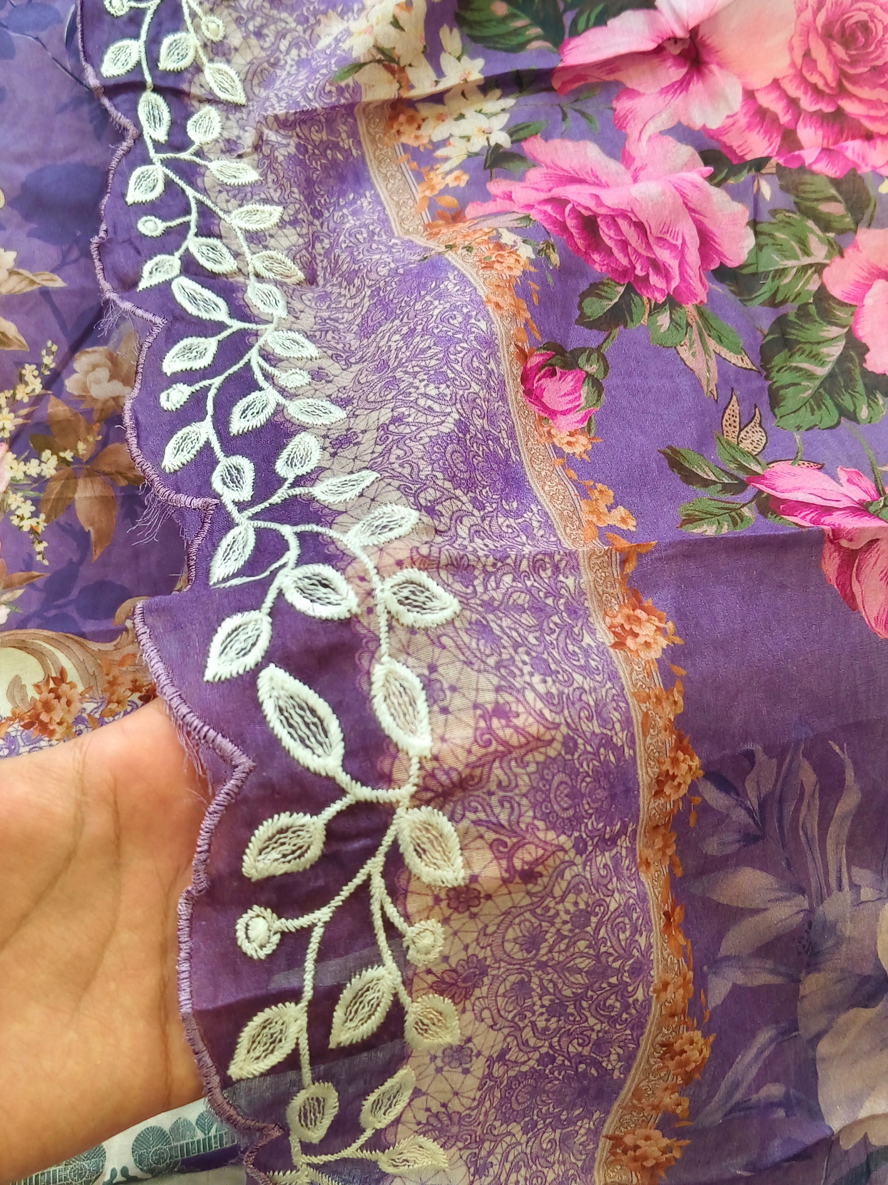 BINSAEED LAWN EMBROIDERY SUIT 4
