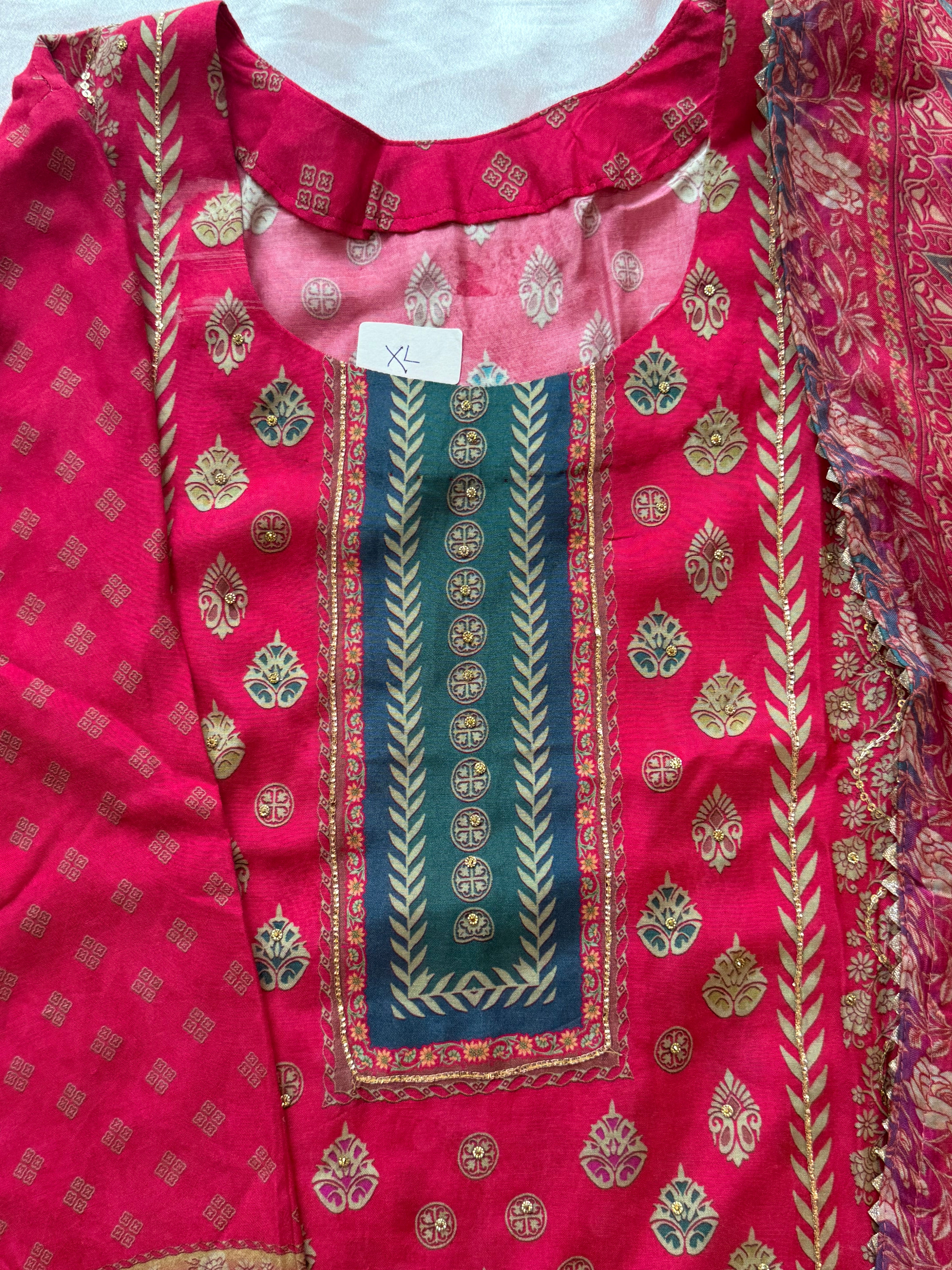 MUSLIN FARSHI SHALWAR SUIT Q