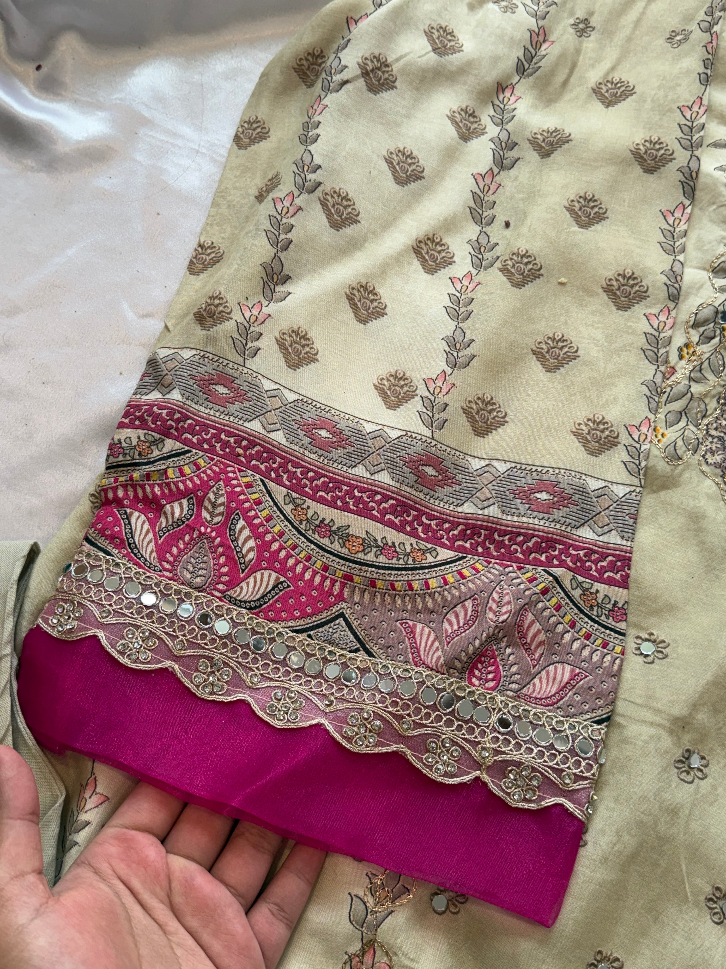 RAHI MUSLIN READYMADE SUIT 7