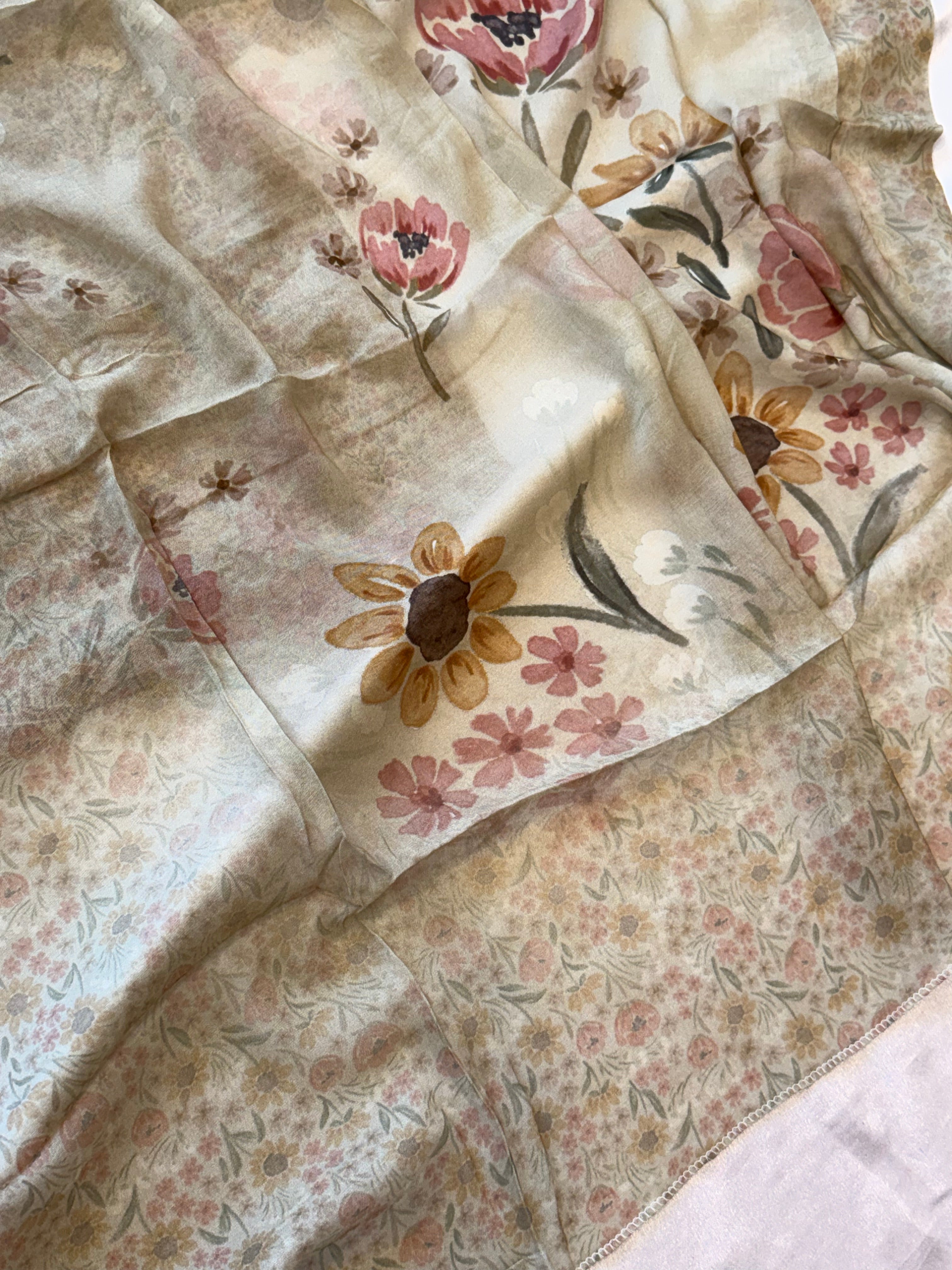 MAKHMAL PURE CREPE EMBROIDERY SUIT
