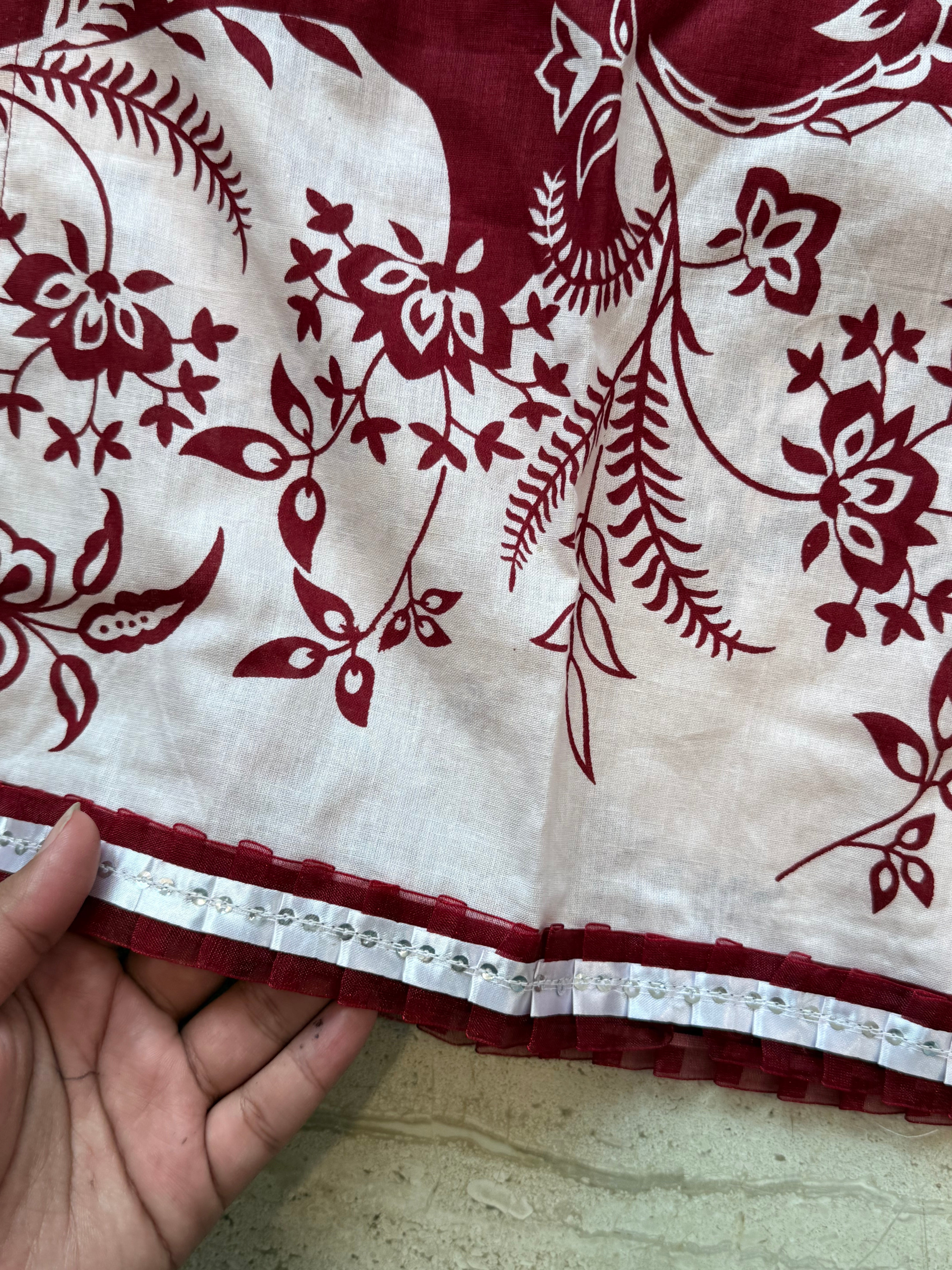 HARSHA RED READYMADE SUIT