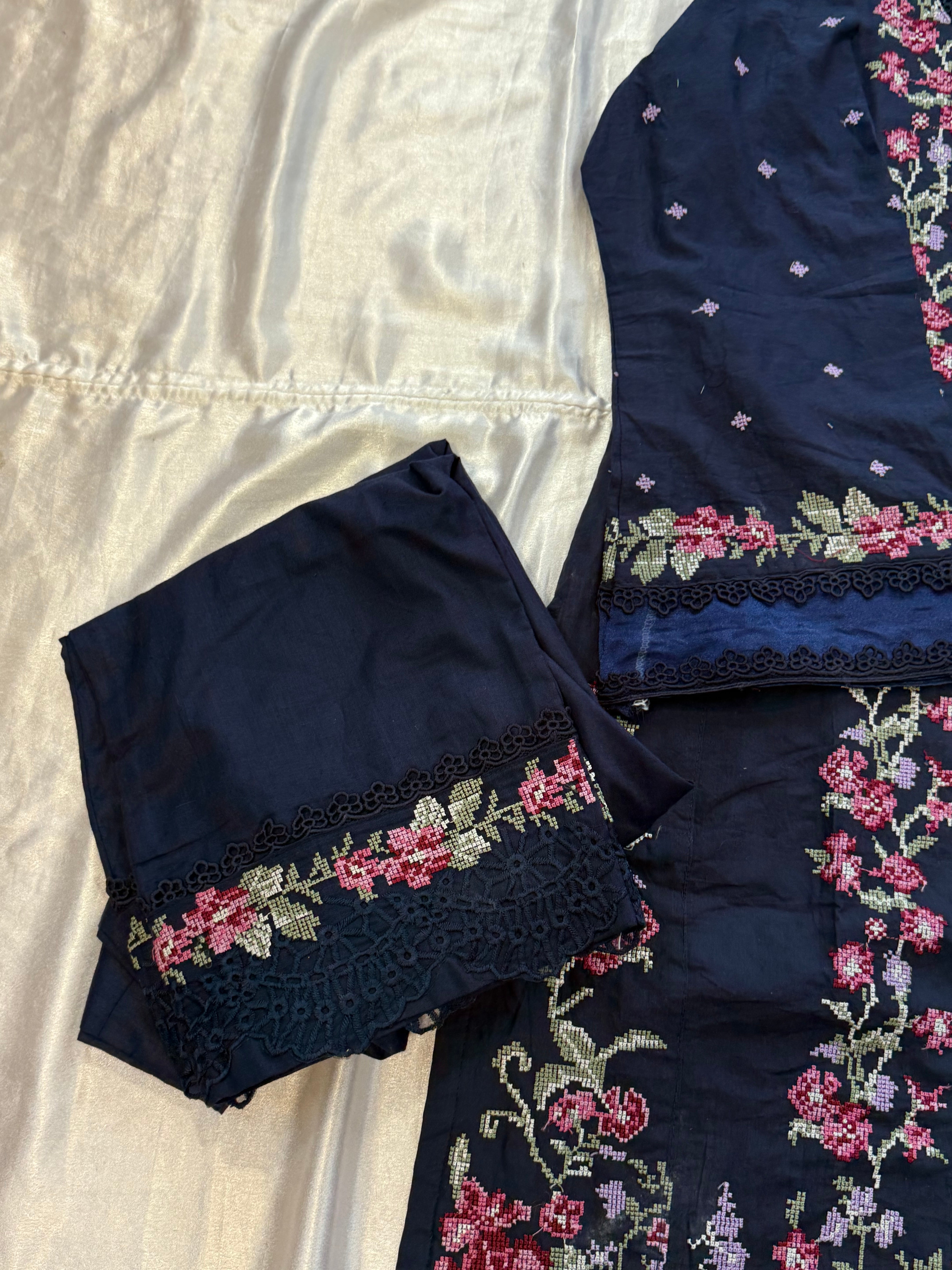 HANIA BLUE READYMADE SUIT