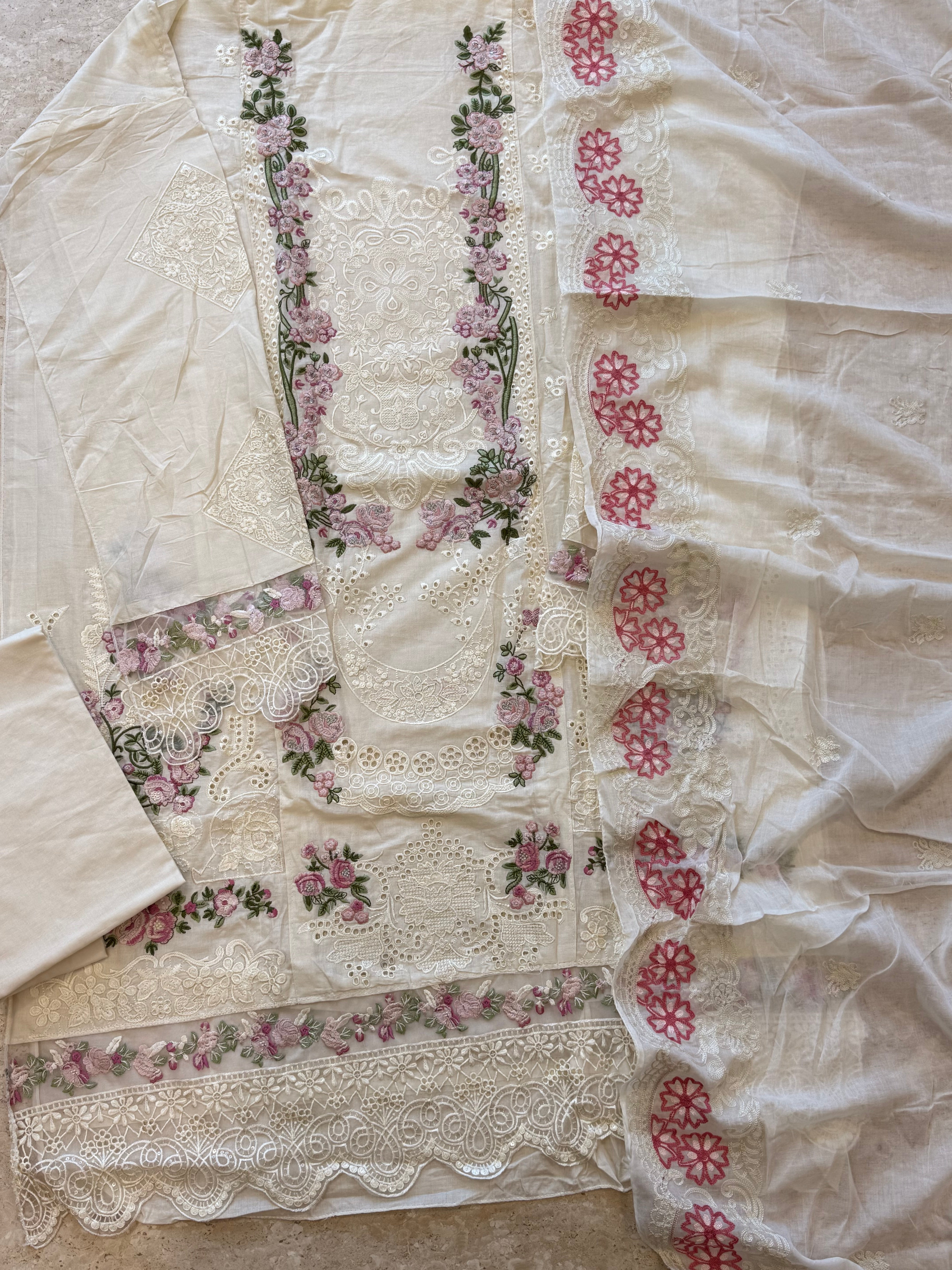 YUMNA COTTON EMBROIDERY SUIT