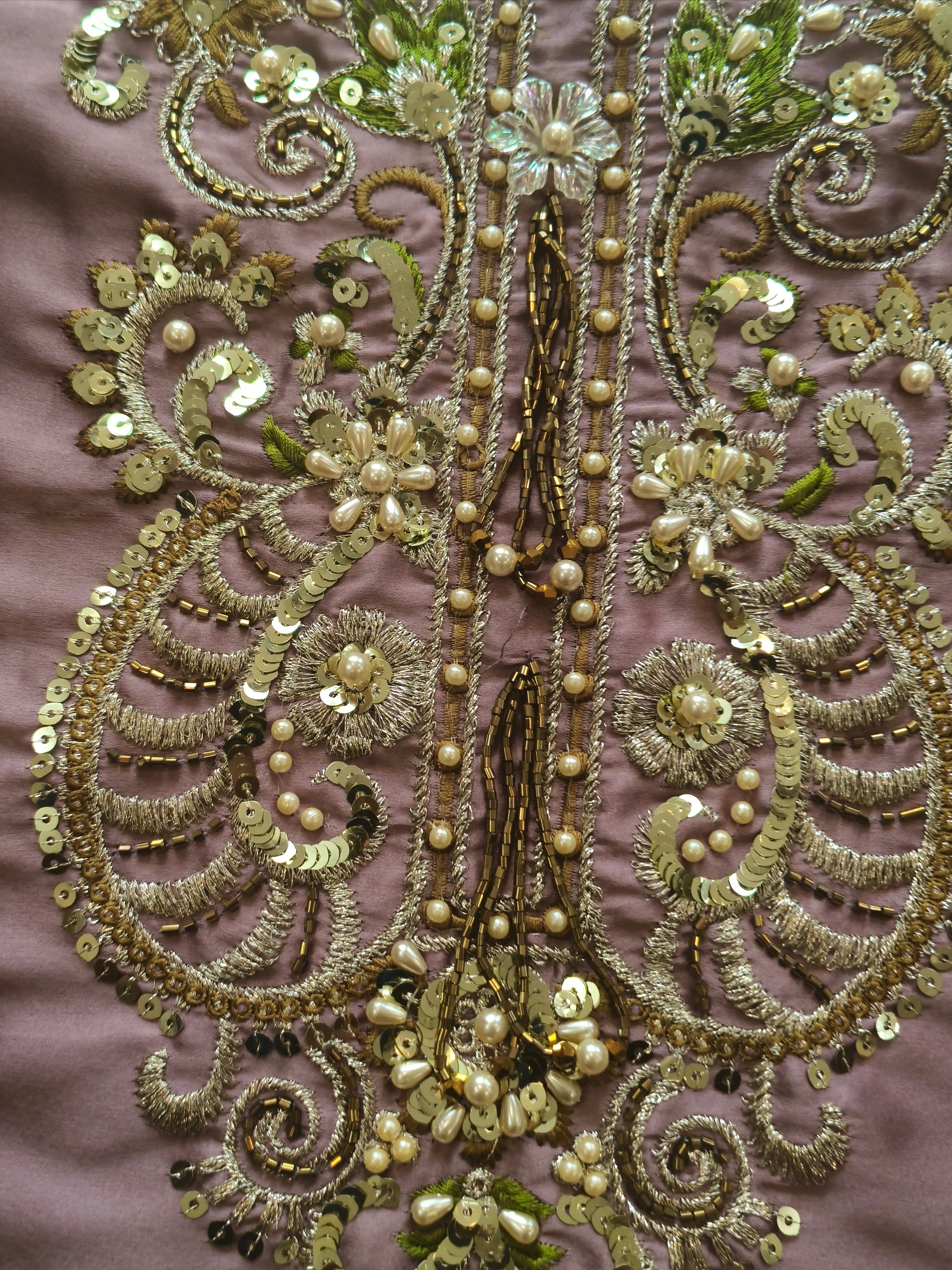 SATIN FARSHI SHALWAR SUIT 1 Q