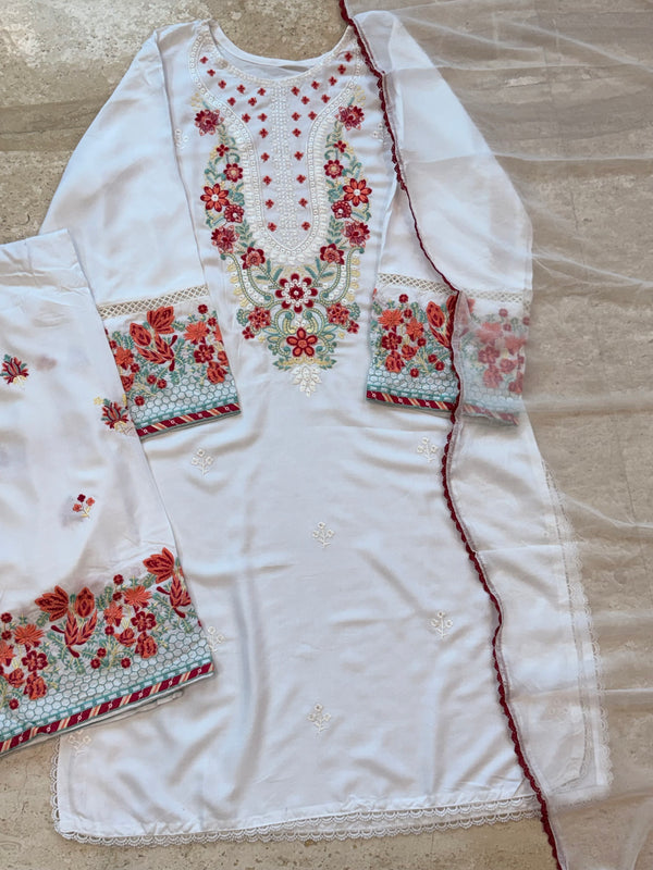 IMROZA RAYON EMBROIDERY SUIT 4