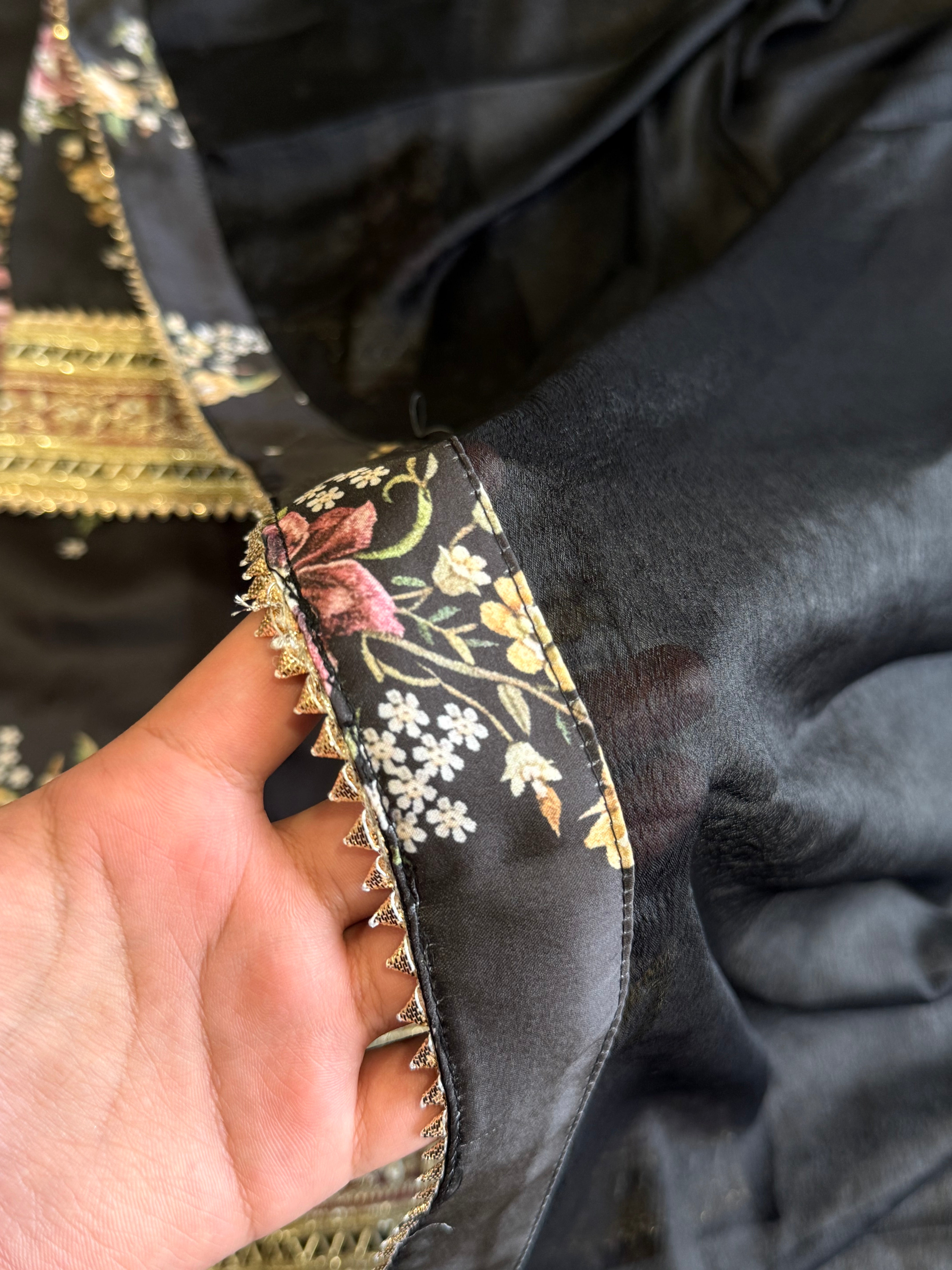SATIN FARSHI SHALWAR SUIT