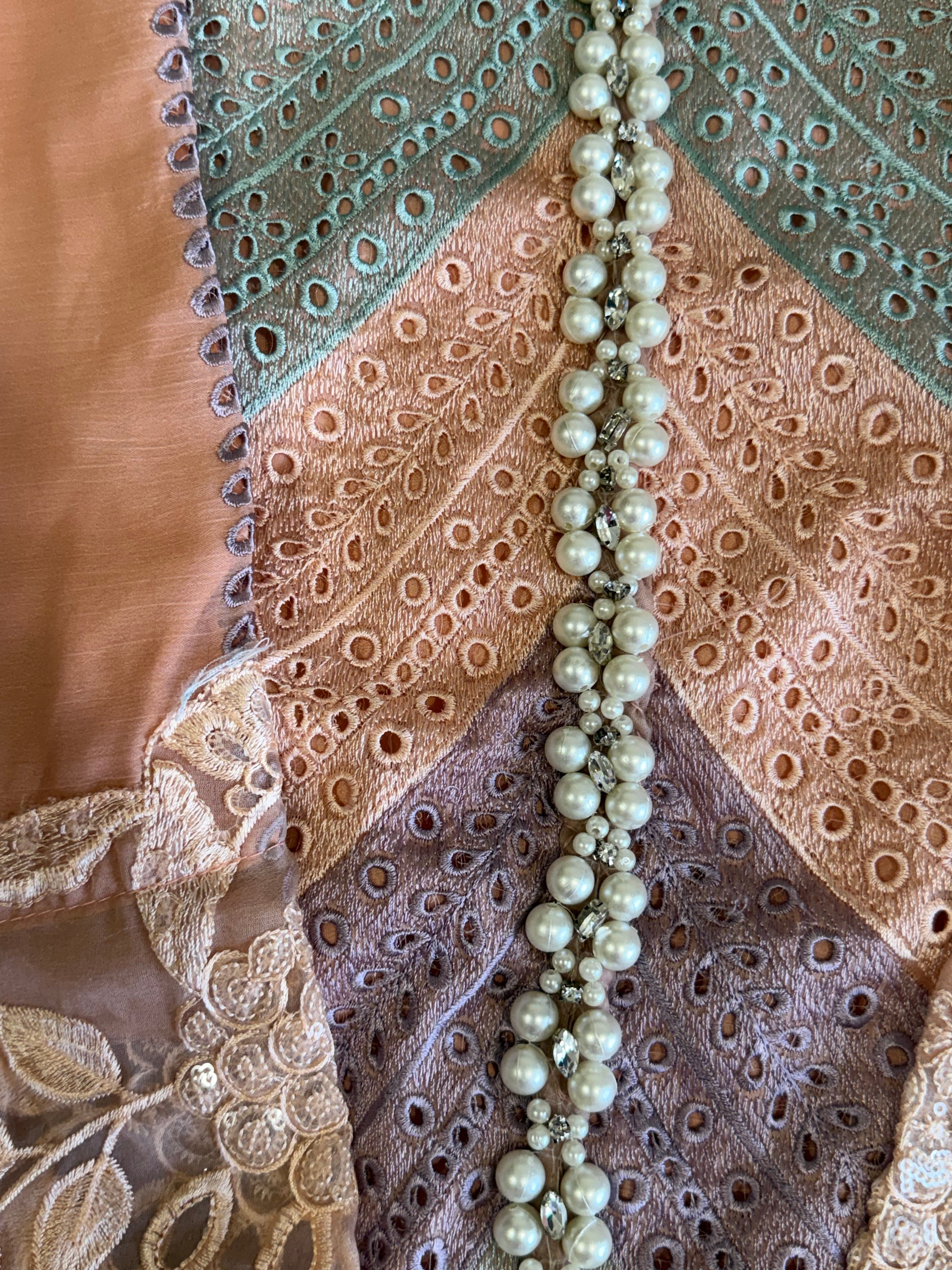 MARIA B CHIFFON READYMADE SUIT Q