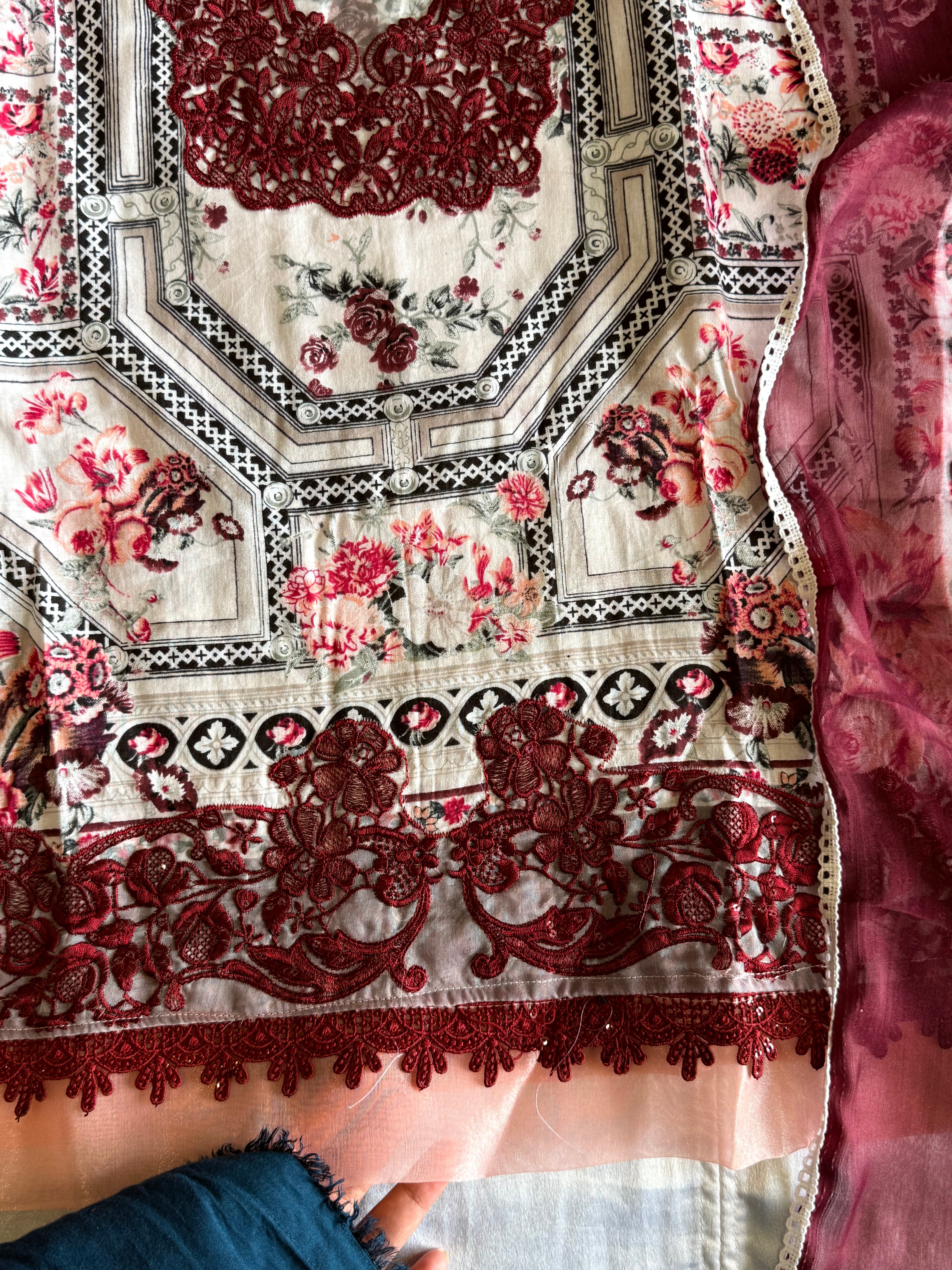 ELAF COTTON PATCH READYMADE SUIT