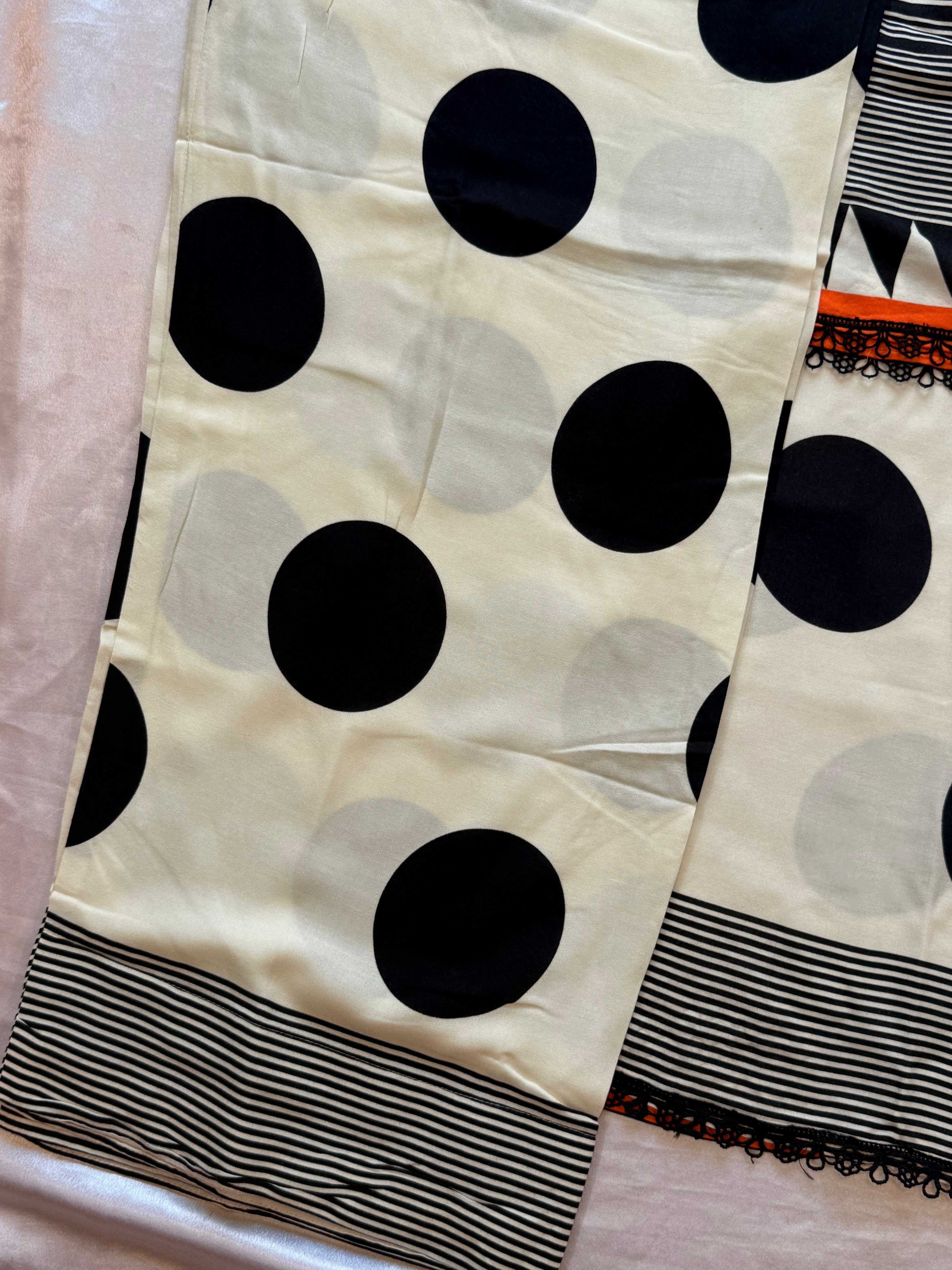 POLKA DOT RAYON FARSHI SUIT 4