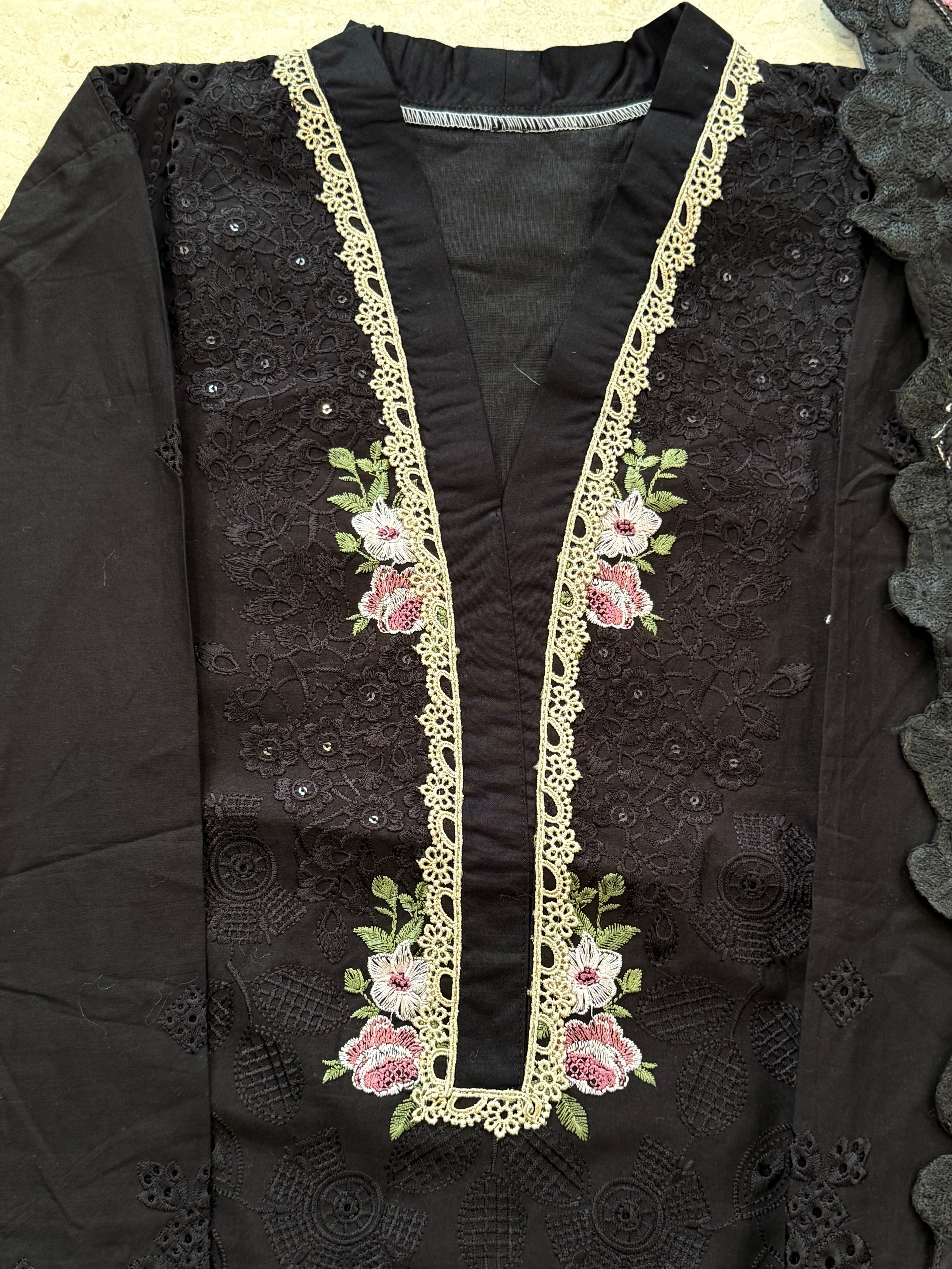 YUMNA BLACK READYMADE SUIT