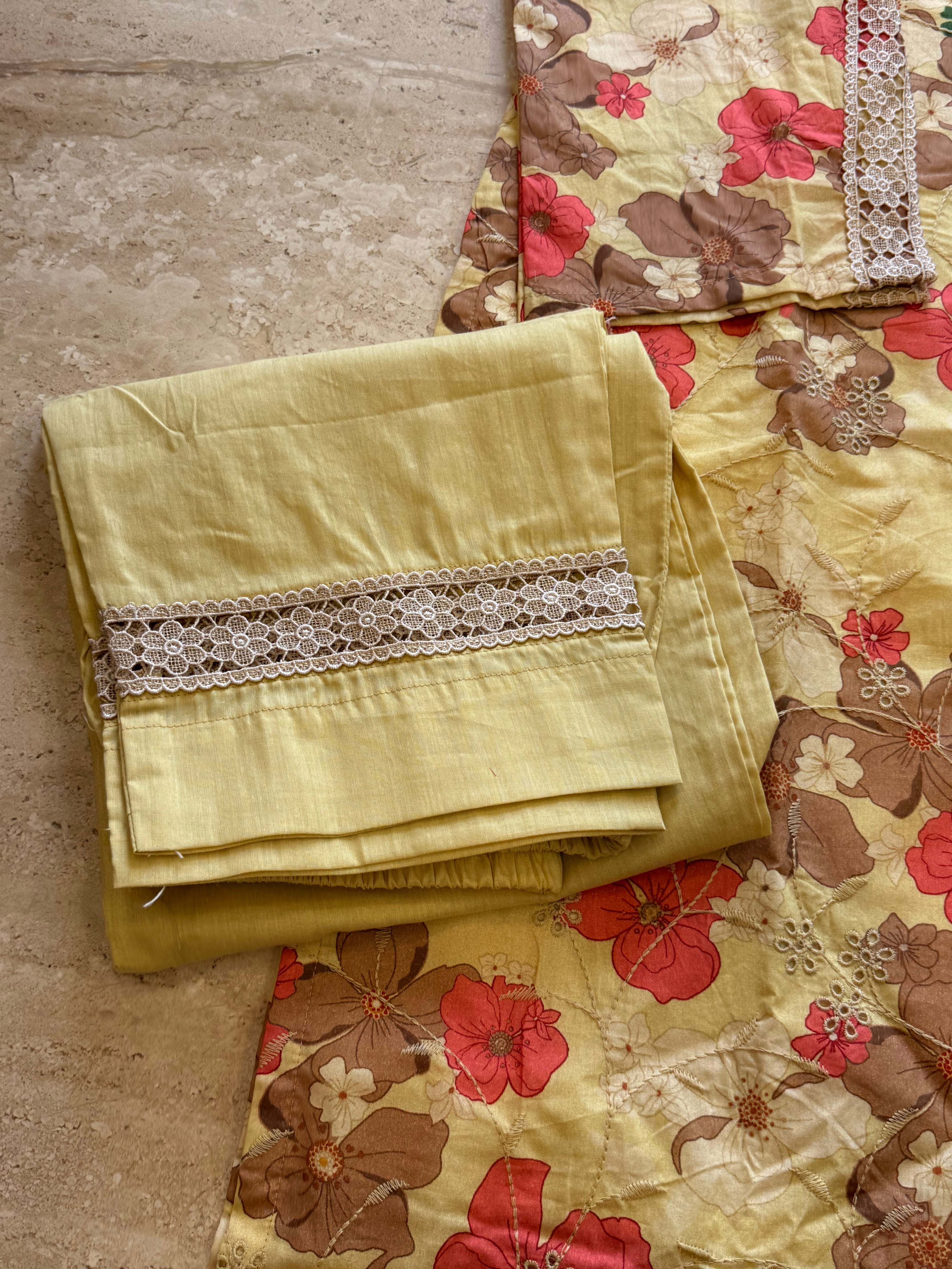 IZNIK COTTON READYMADE SUIT 2
