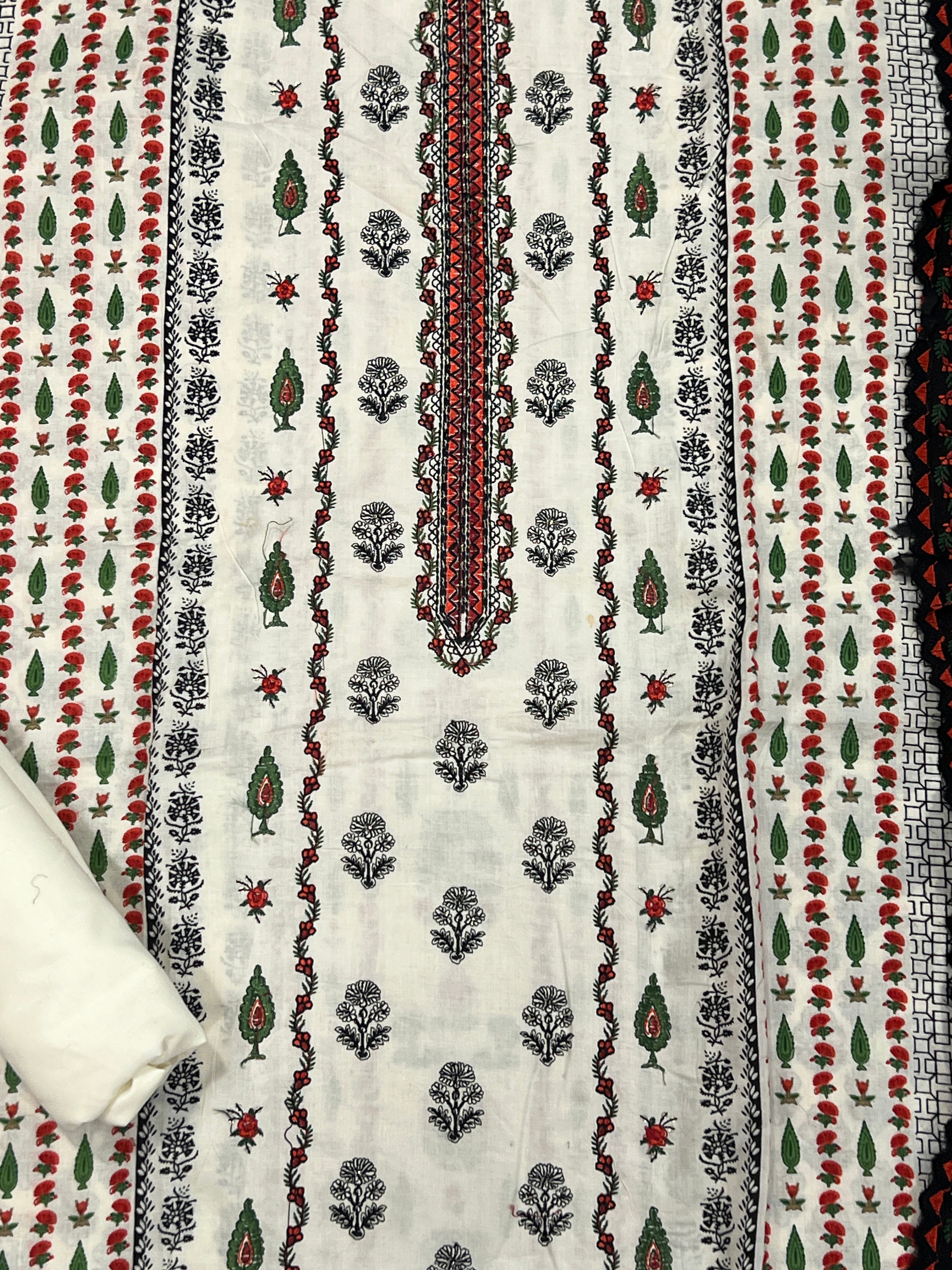 SABA BINSAEED LAWN EMBROIDERY SUIT 1