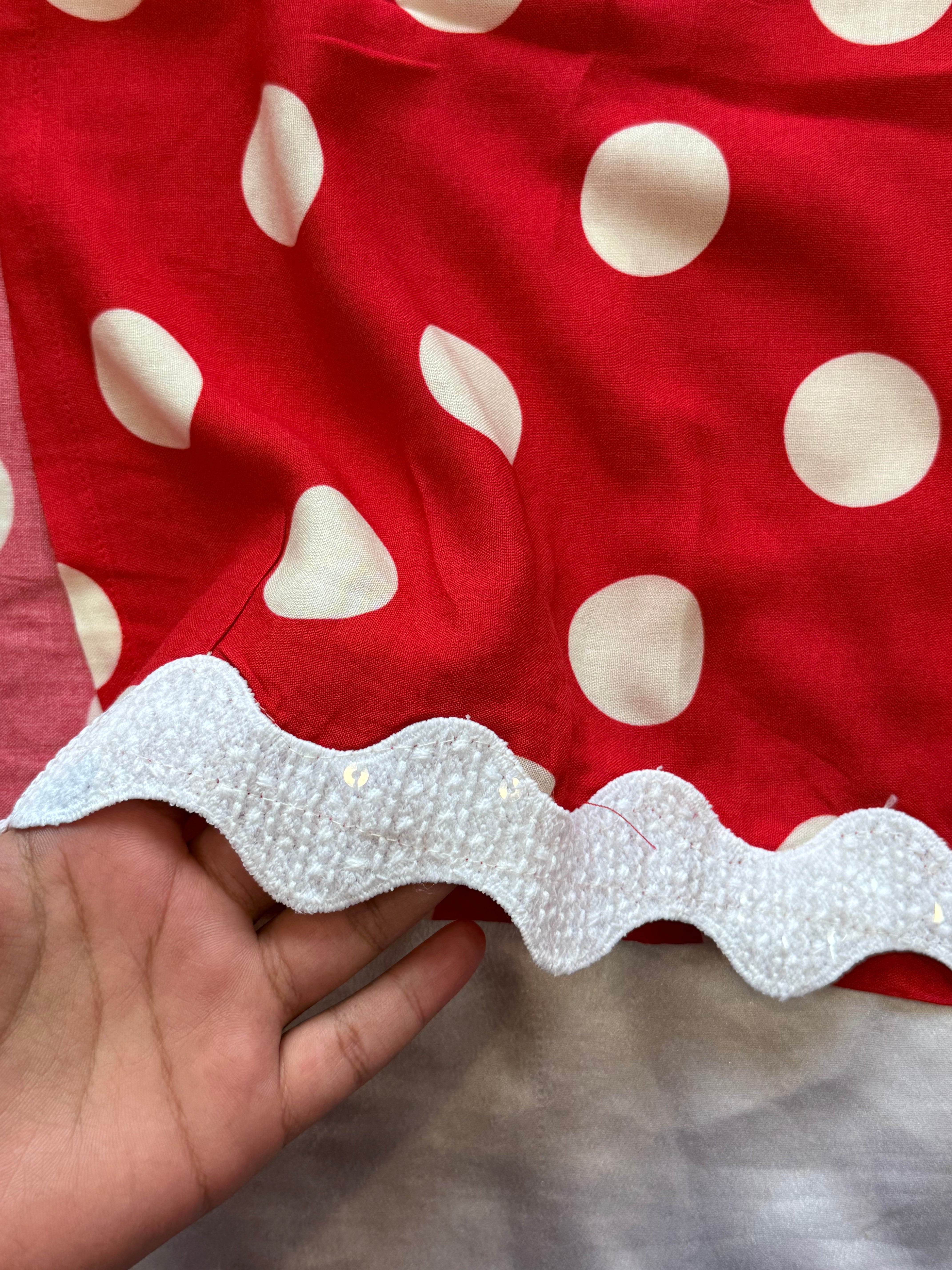 POLKA DOT RAYON SUIT