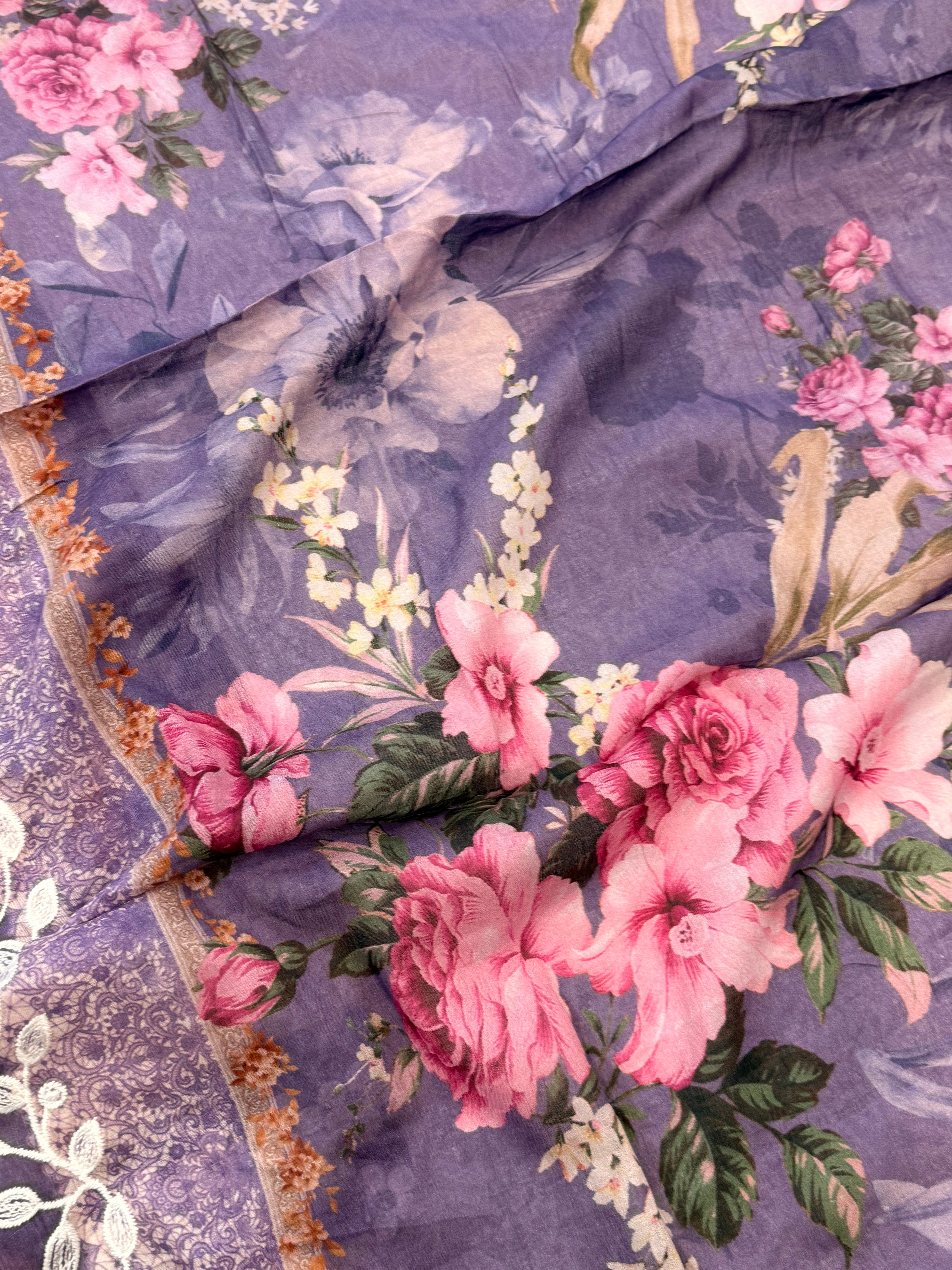 BINSAEED LAWN EMBROIDERY READYMADE SUIT 1