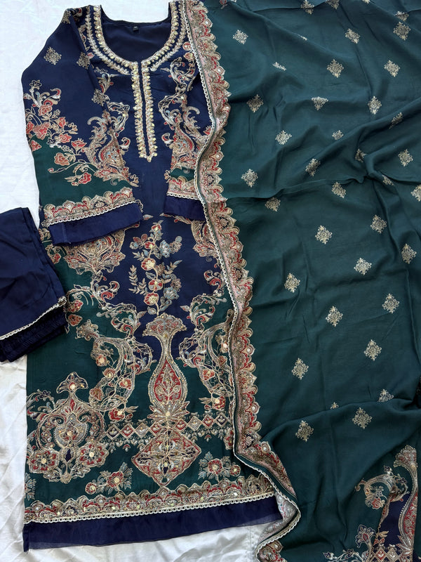 RAHI MUSLIN READYMADE SUIT 5