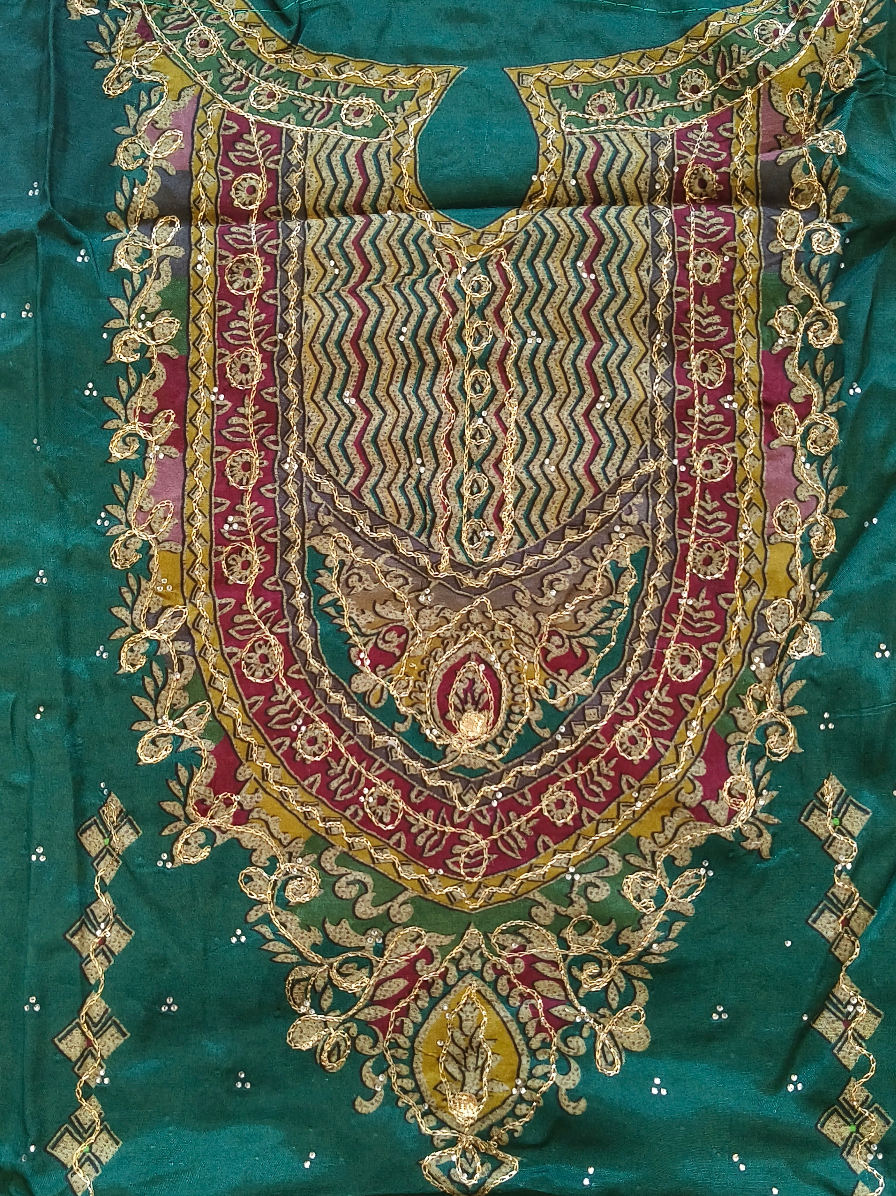 MUSLIN HAND EMBROIDERY SUIT 2353 Q