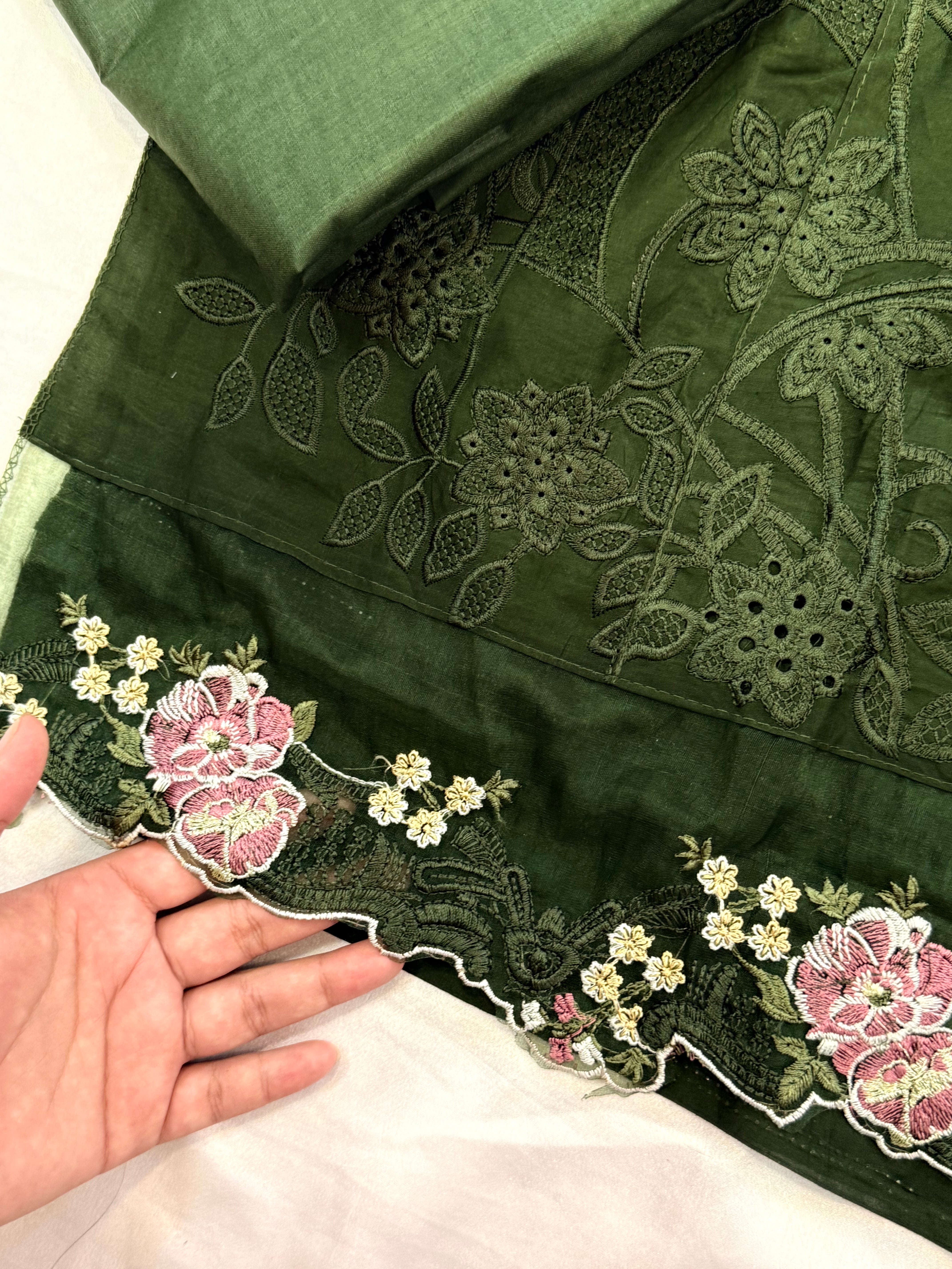 YUMNA COTTON EMBROIDERY SUIT 2 Q