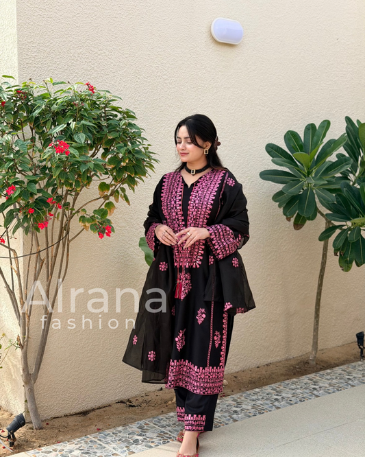 IMROZA RAYON CO-ORD SET  READYMADE