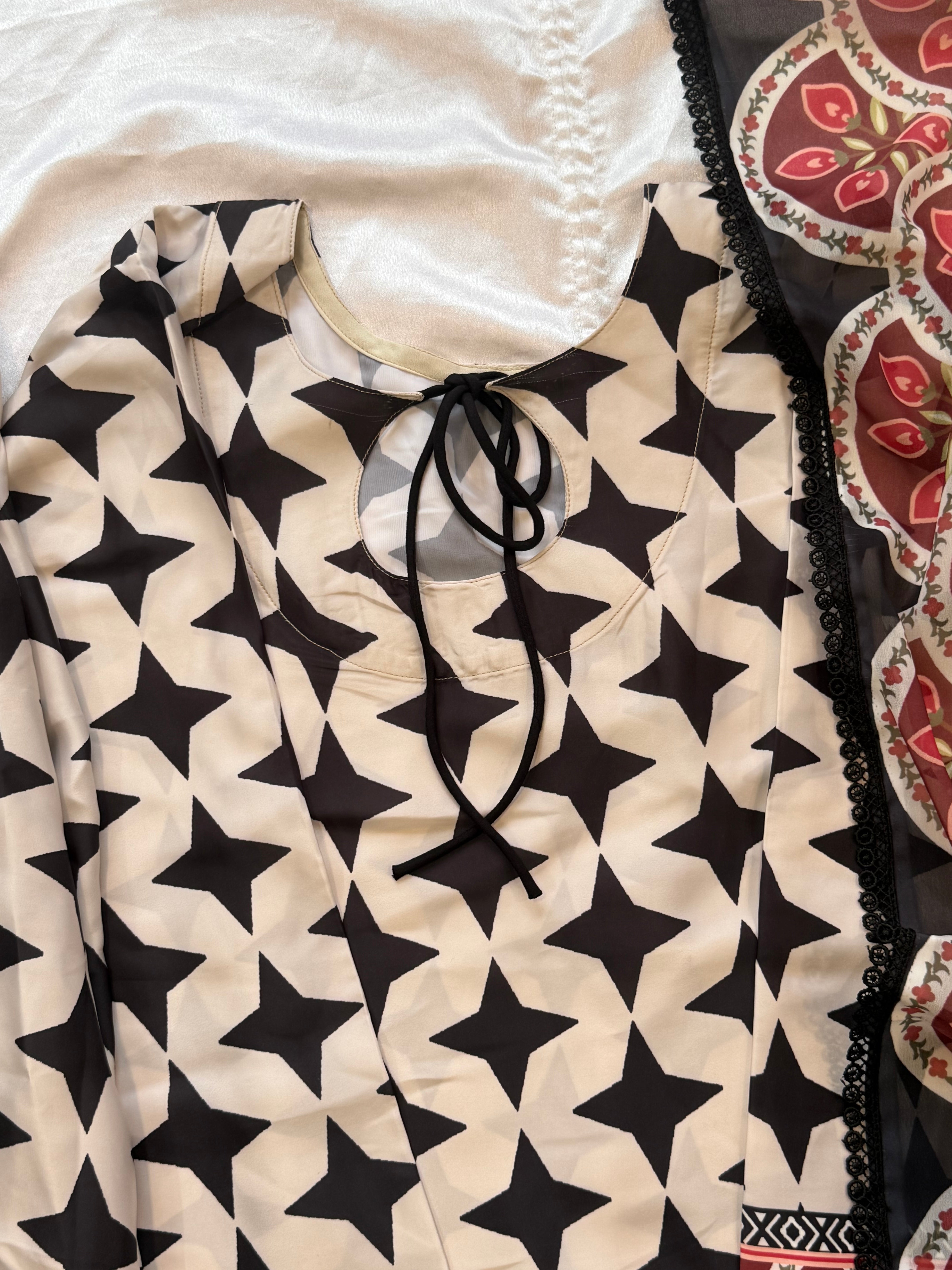 SATIN FARSHI SHALWAR SUIT 2