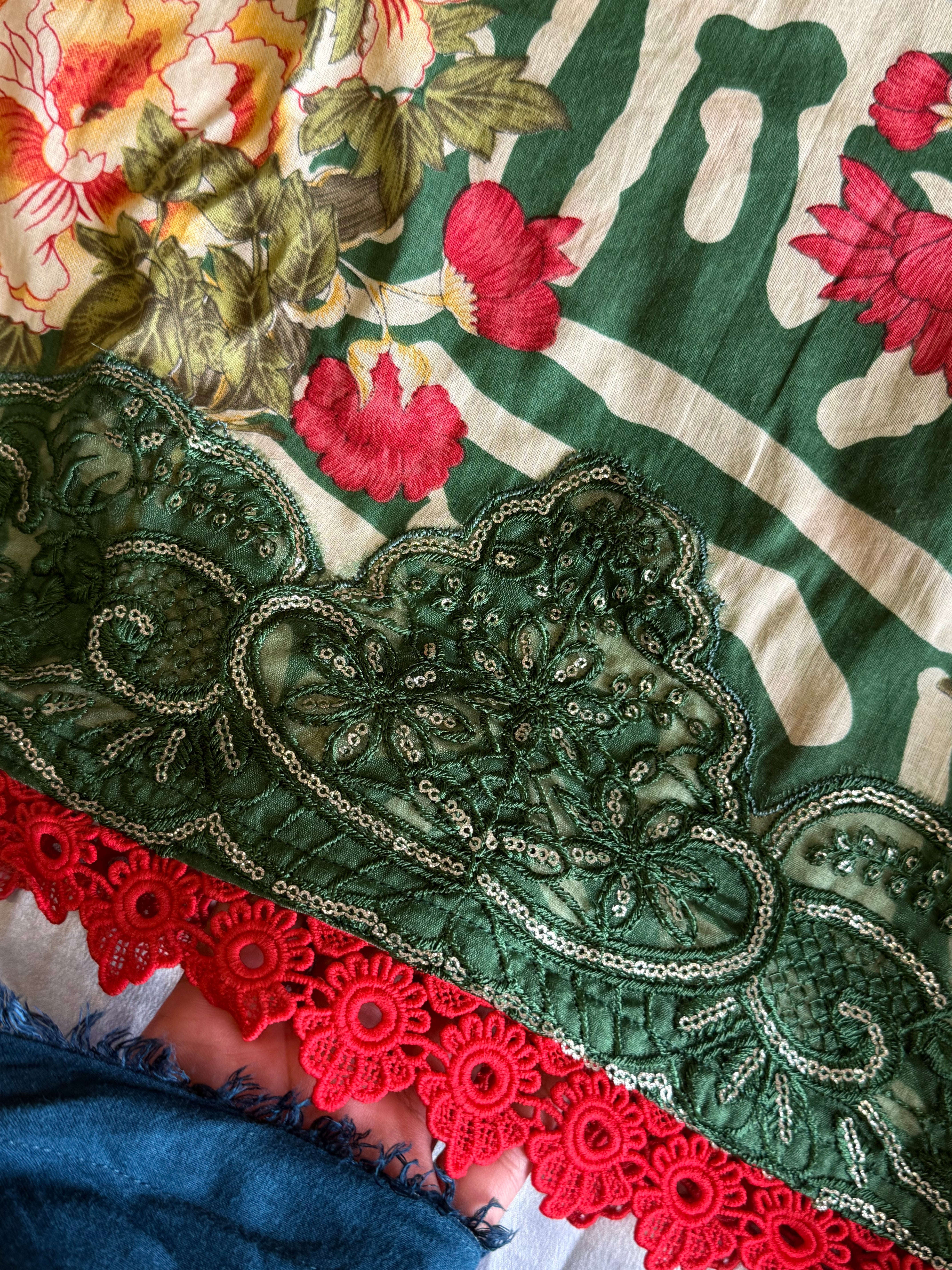 MARIA B COTTON PATCH READYMADE SUIT 5