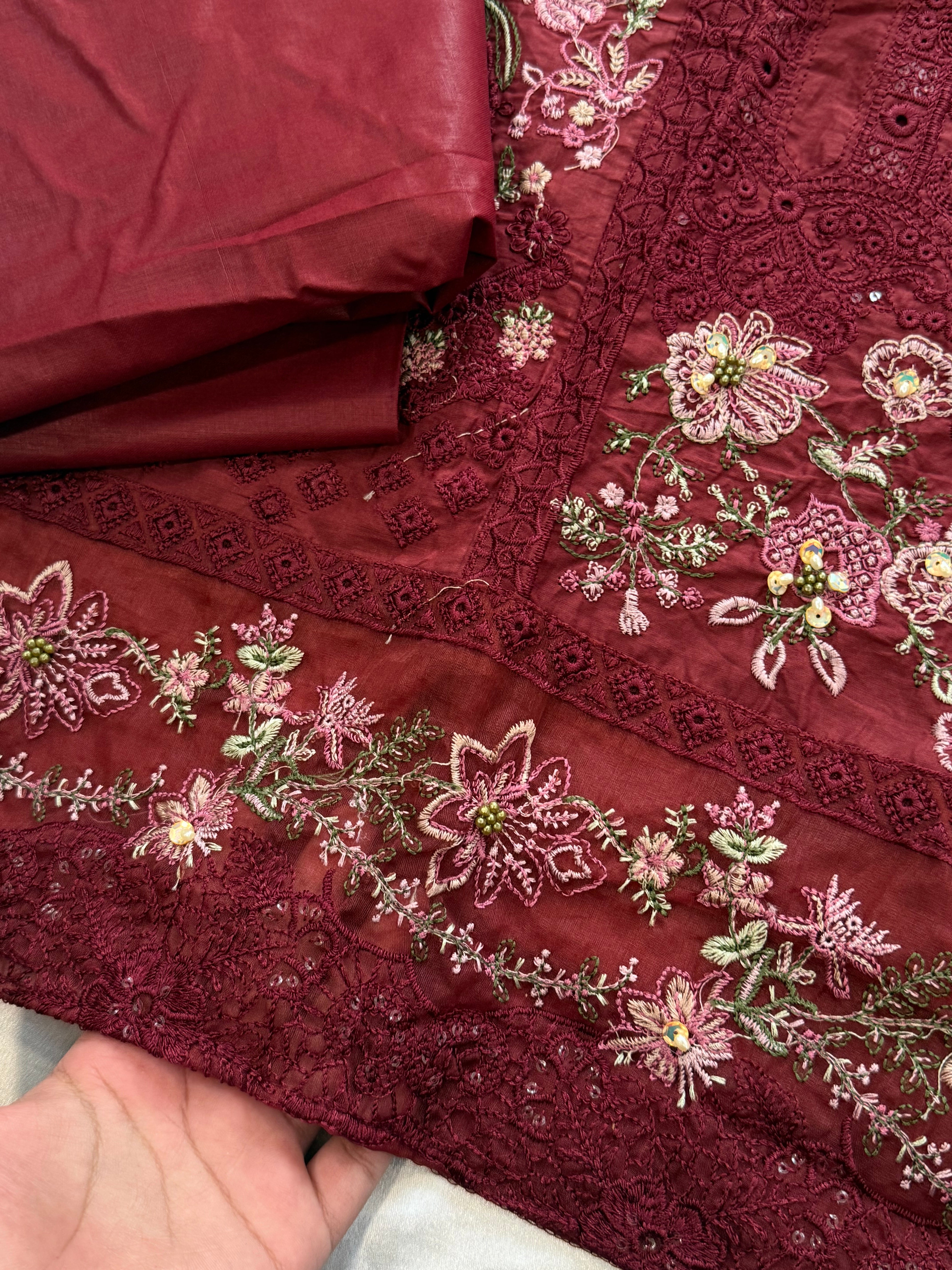 ELAAF COTTON EMBROIDERY SUIT 3