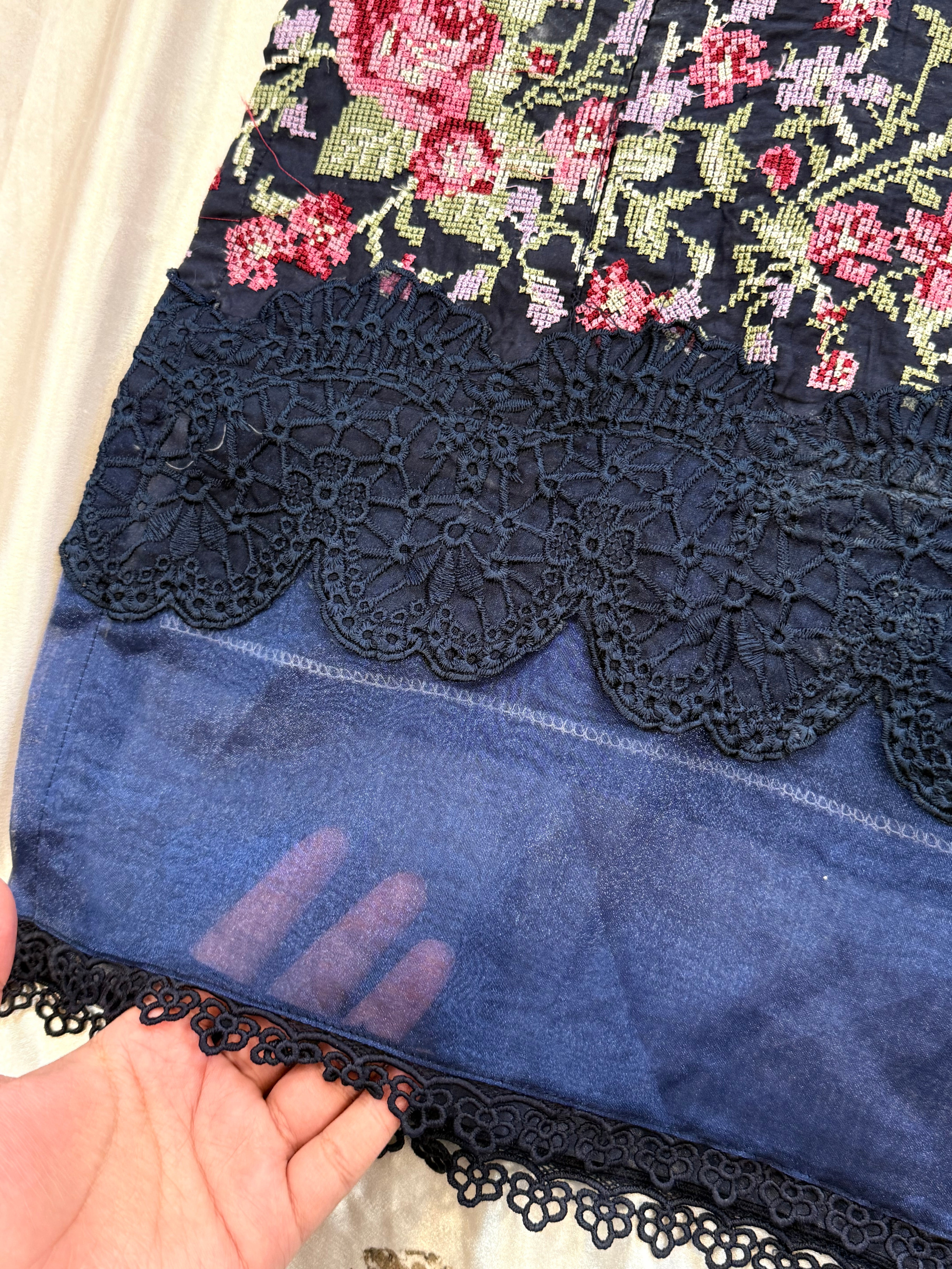 HANIA BLUE READYMADE SUIT