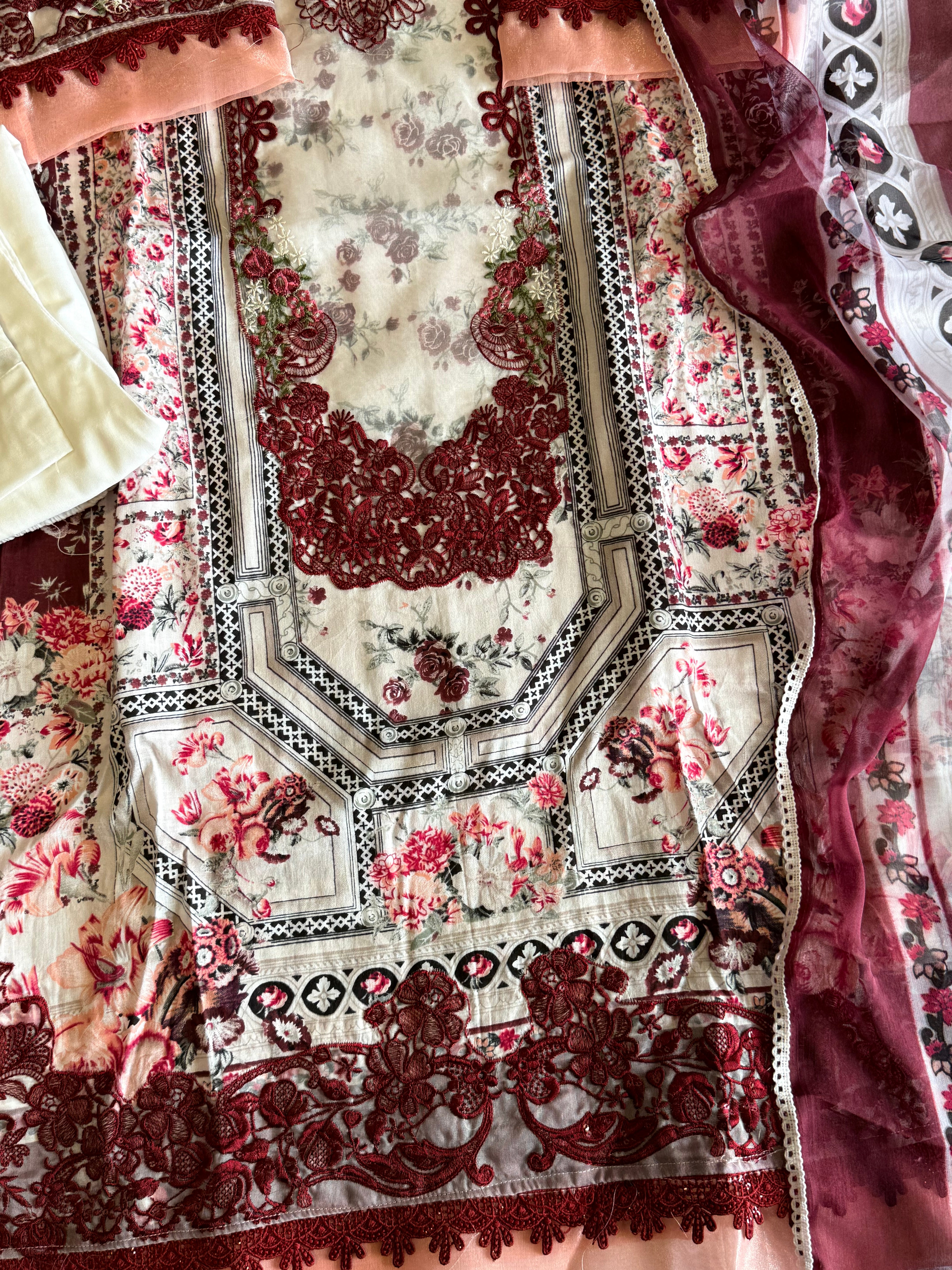 ELAF COTTON PATCH READYMADE SUIT