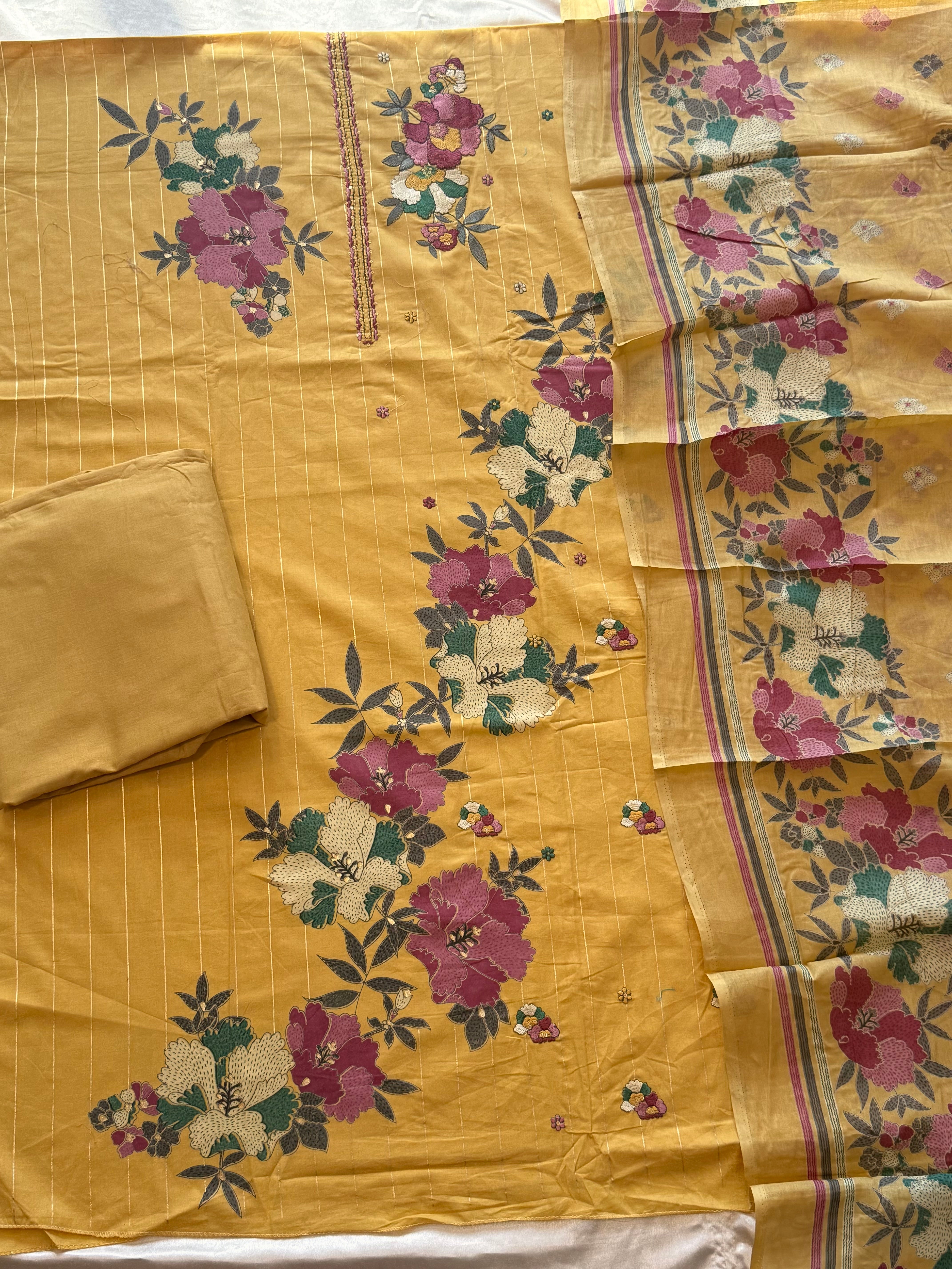 MUMTAZ LAWN EMBROIDERY SUIT 1