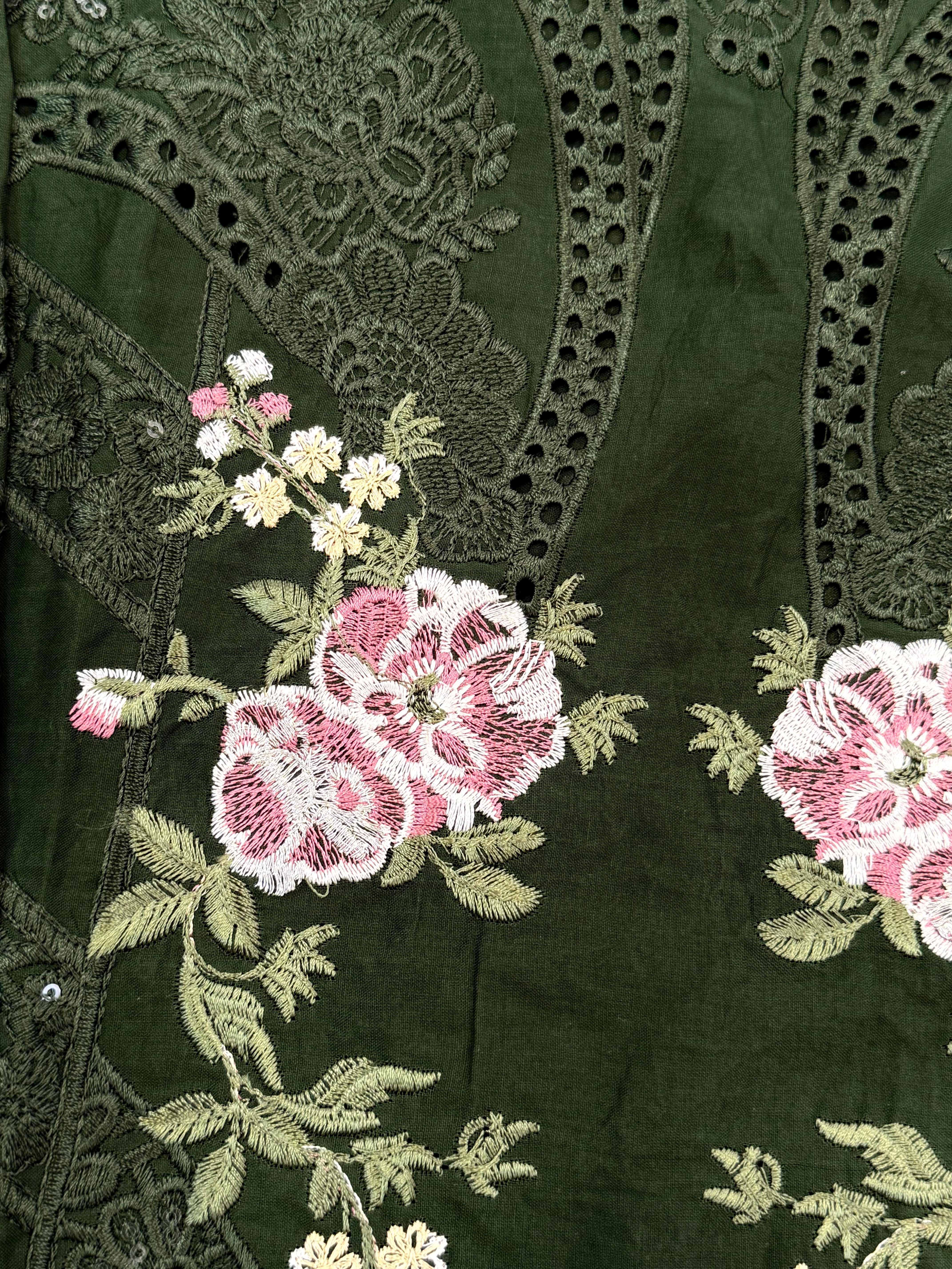 YUMNA COTTON EMBROIDERY SUIT 2 Q