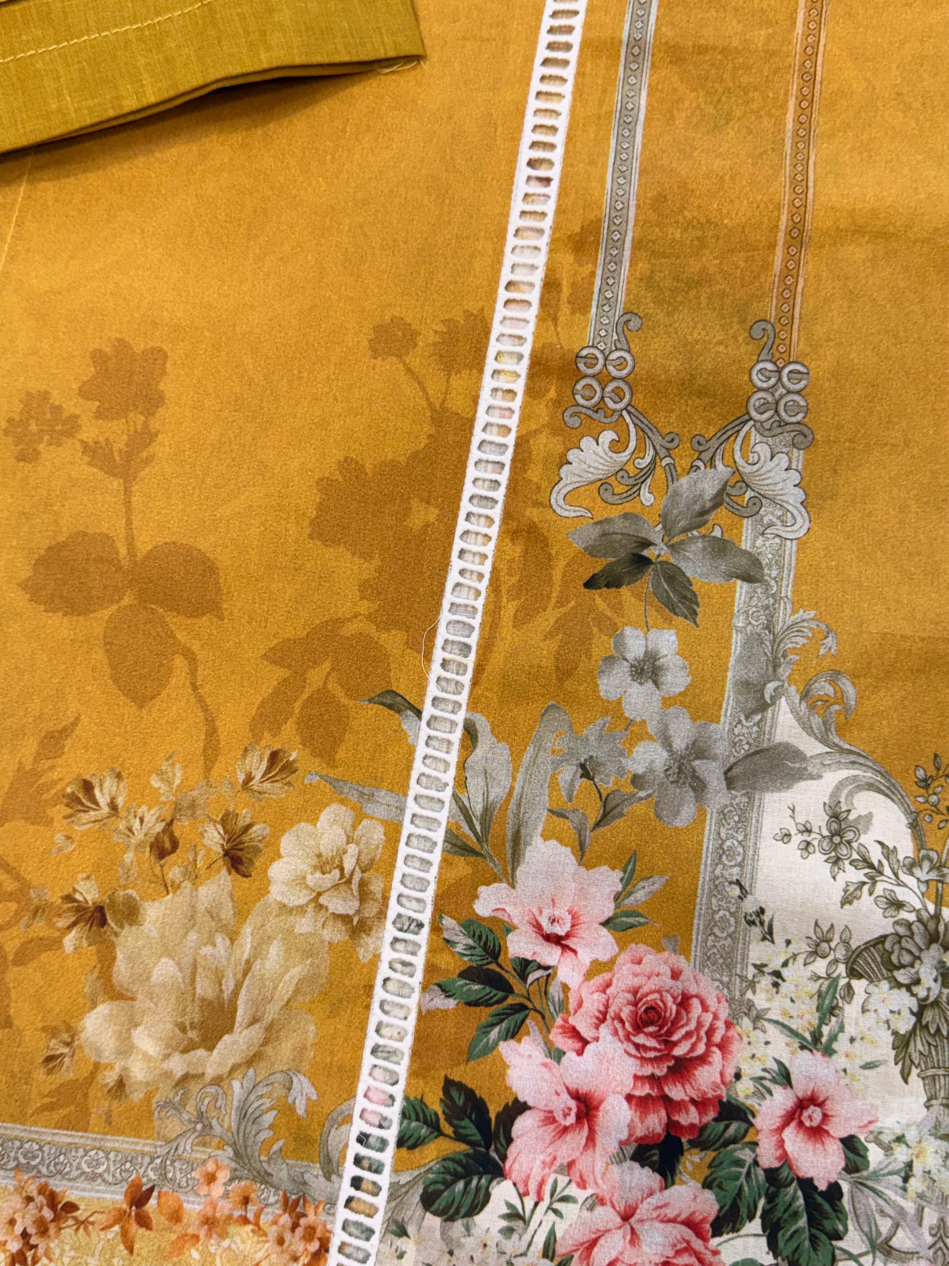 BINSAEED LAWN EMBROIDERY READYMADE SUIT 2