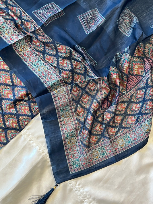 KALKI MUSLIN EMBROIDERY SUIT